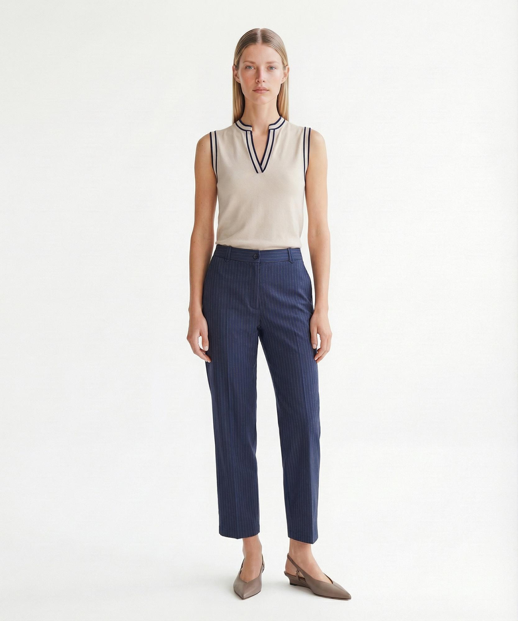 YARGICI Geniş Yüksek Bel Pantolon