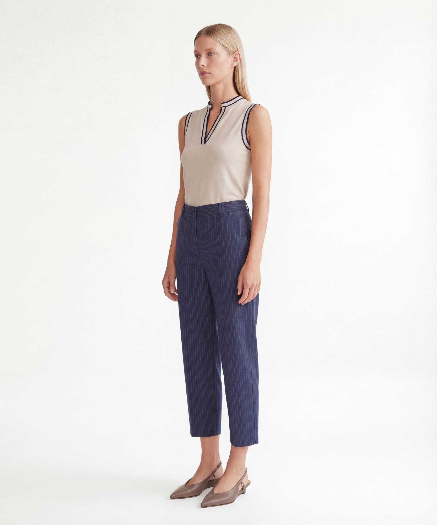 YARGICI Geniş Yüksek Bel Pantolon