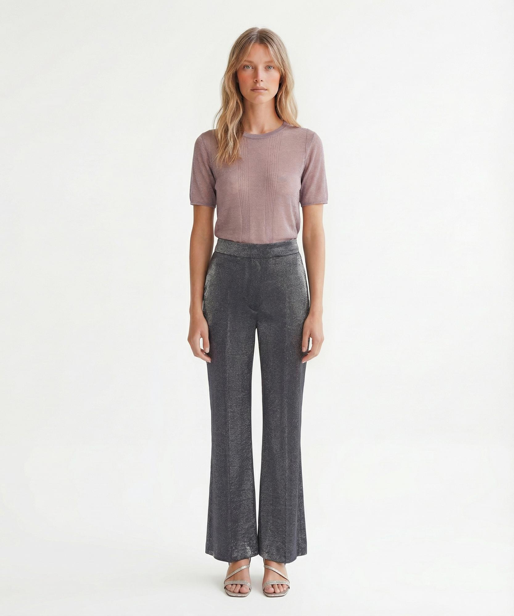 YARGICI Düz Yüksek Bel Pantolon