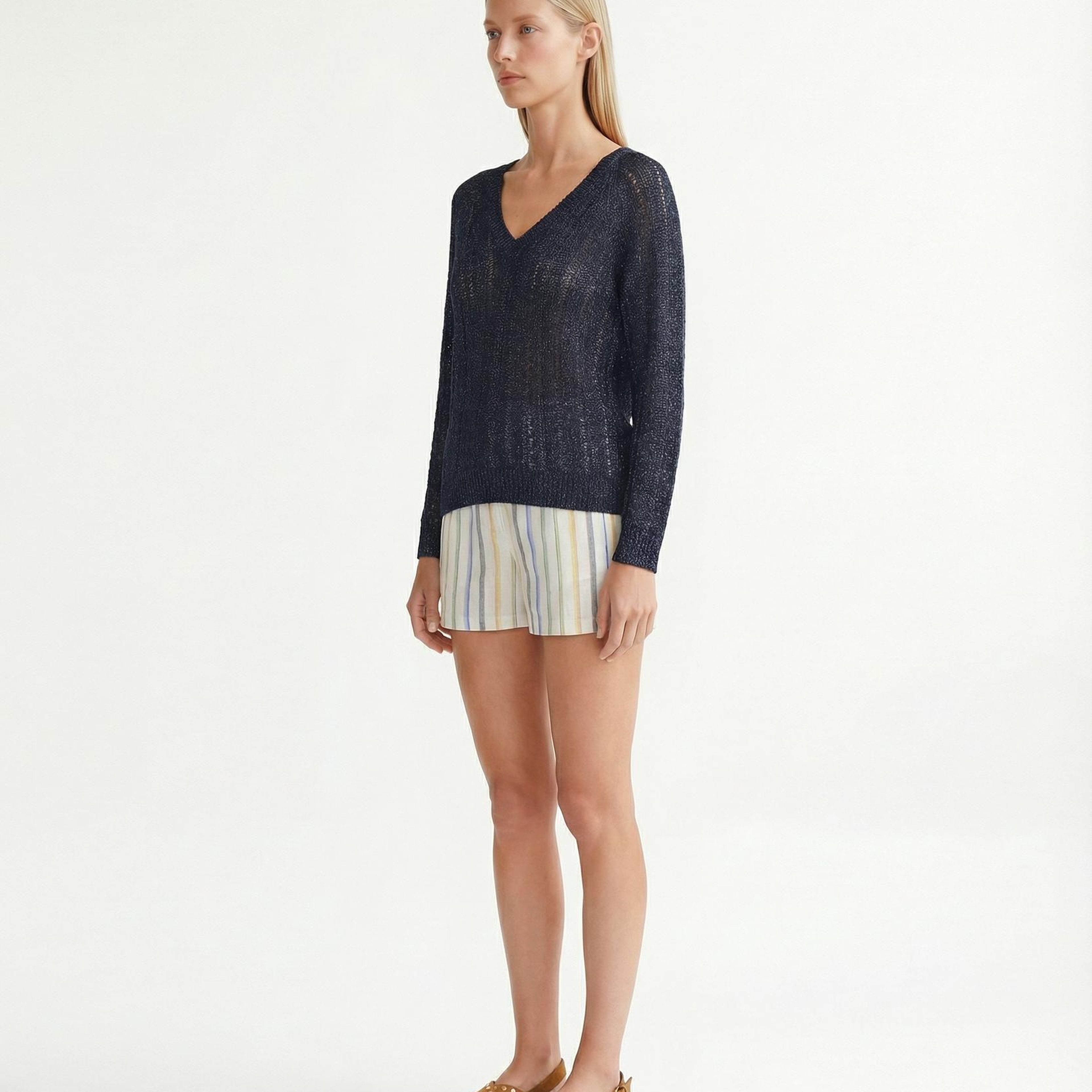 YARGICI Regular V Yaka Uzun Kol Kazak