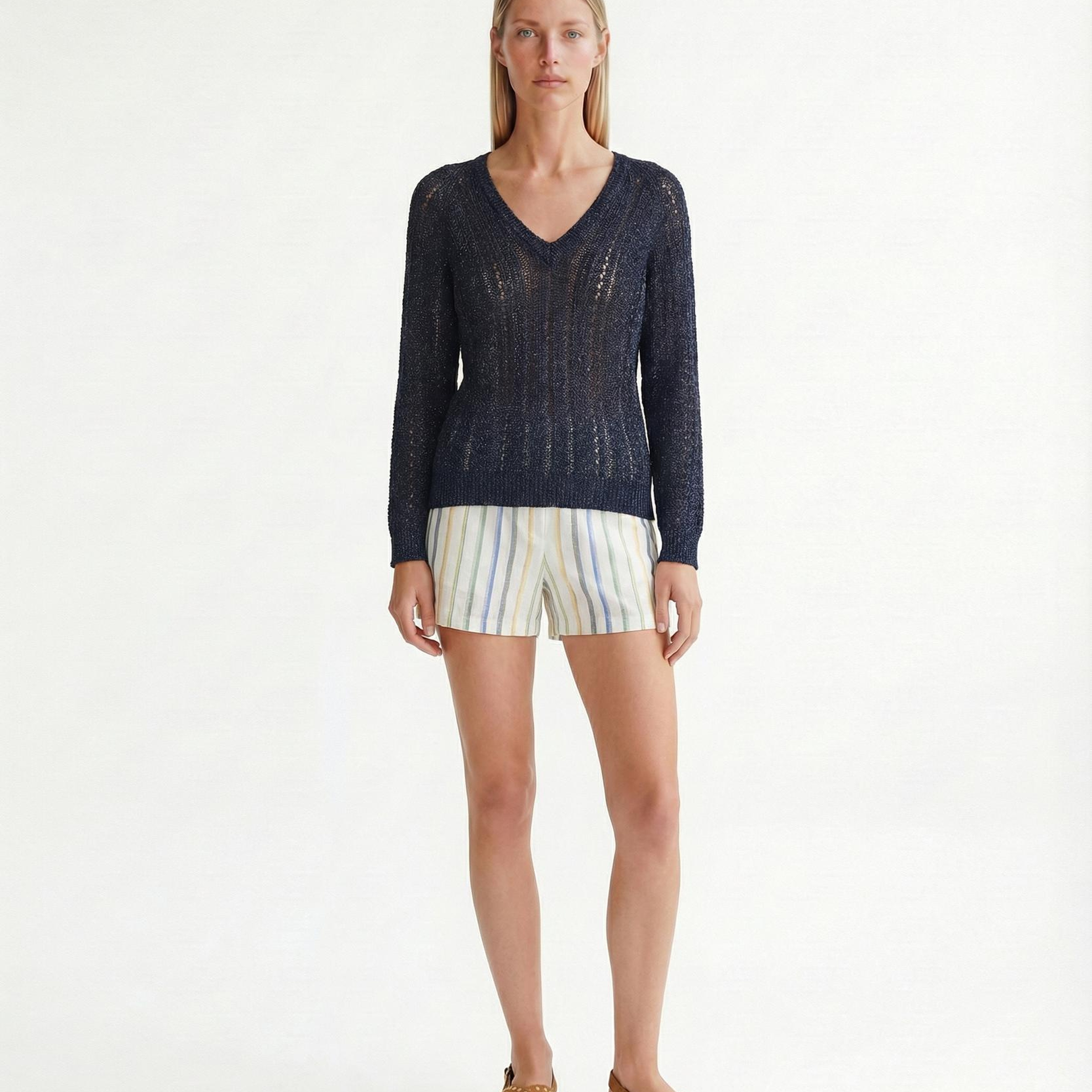 YARGICI Regular V Yaka Uzun Kol Kazak