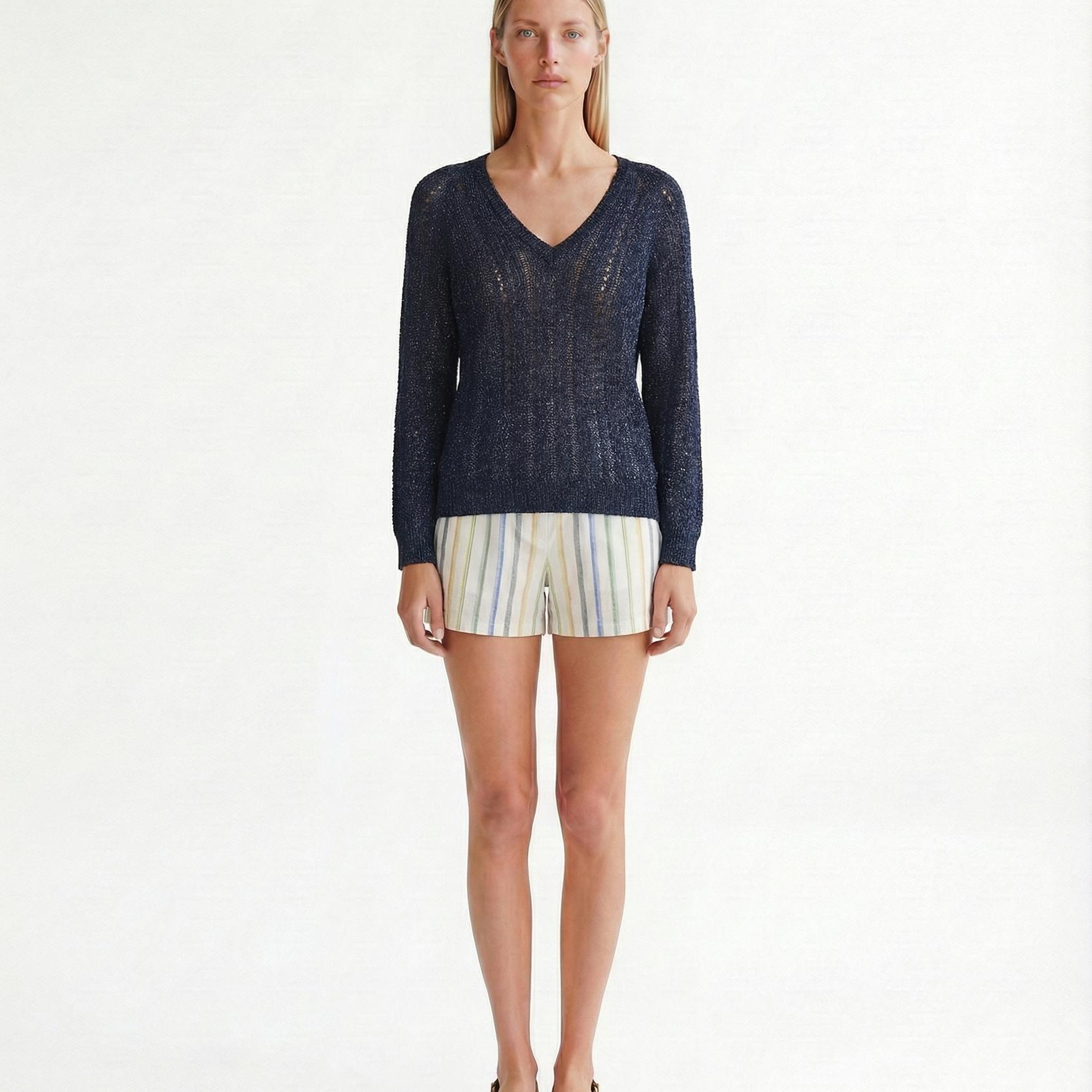 YARGICI Regular V Yaka Uzun Kol Kazak