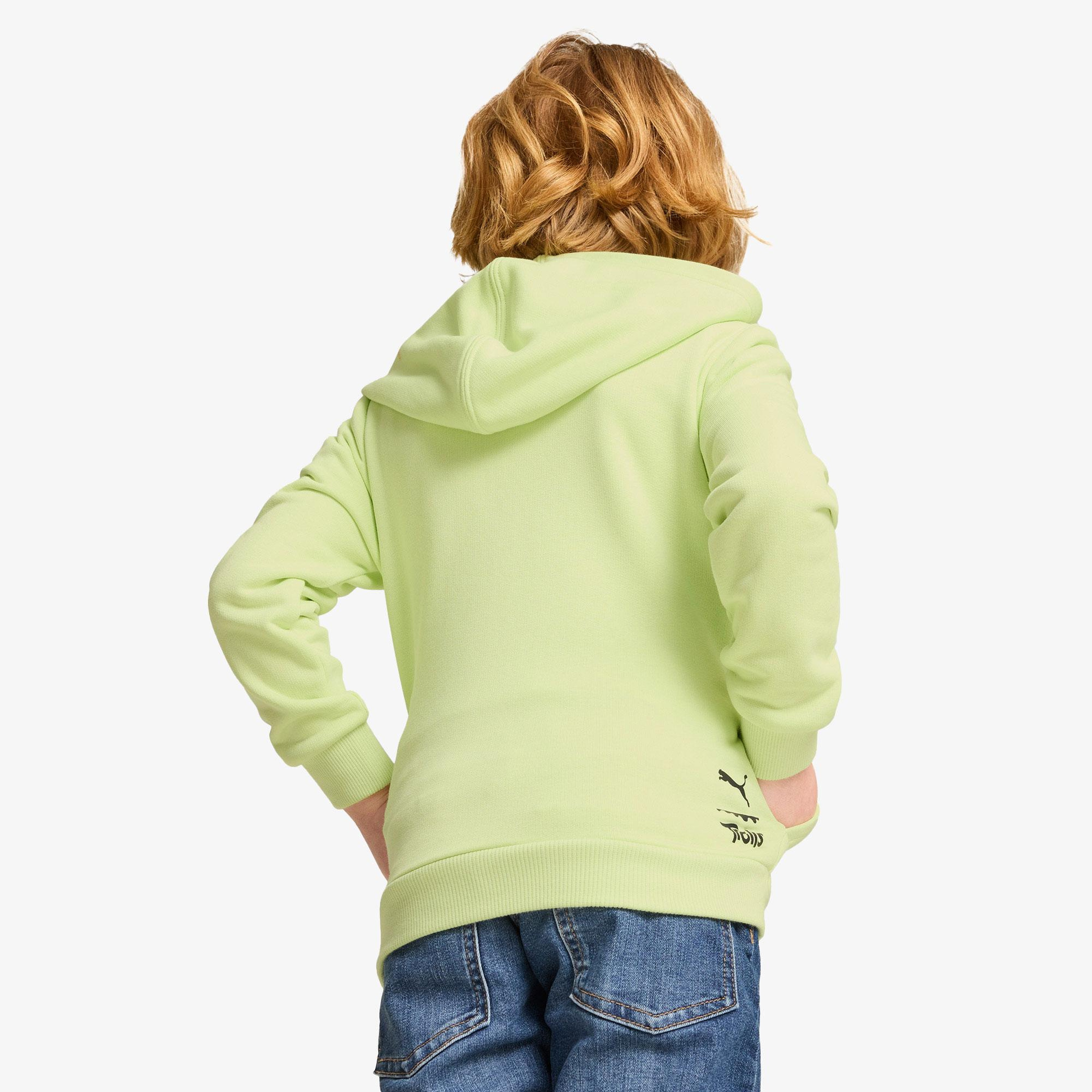 Puma X Trolls Hoodie Çocuk Yeşil Hoodie