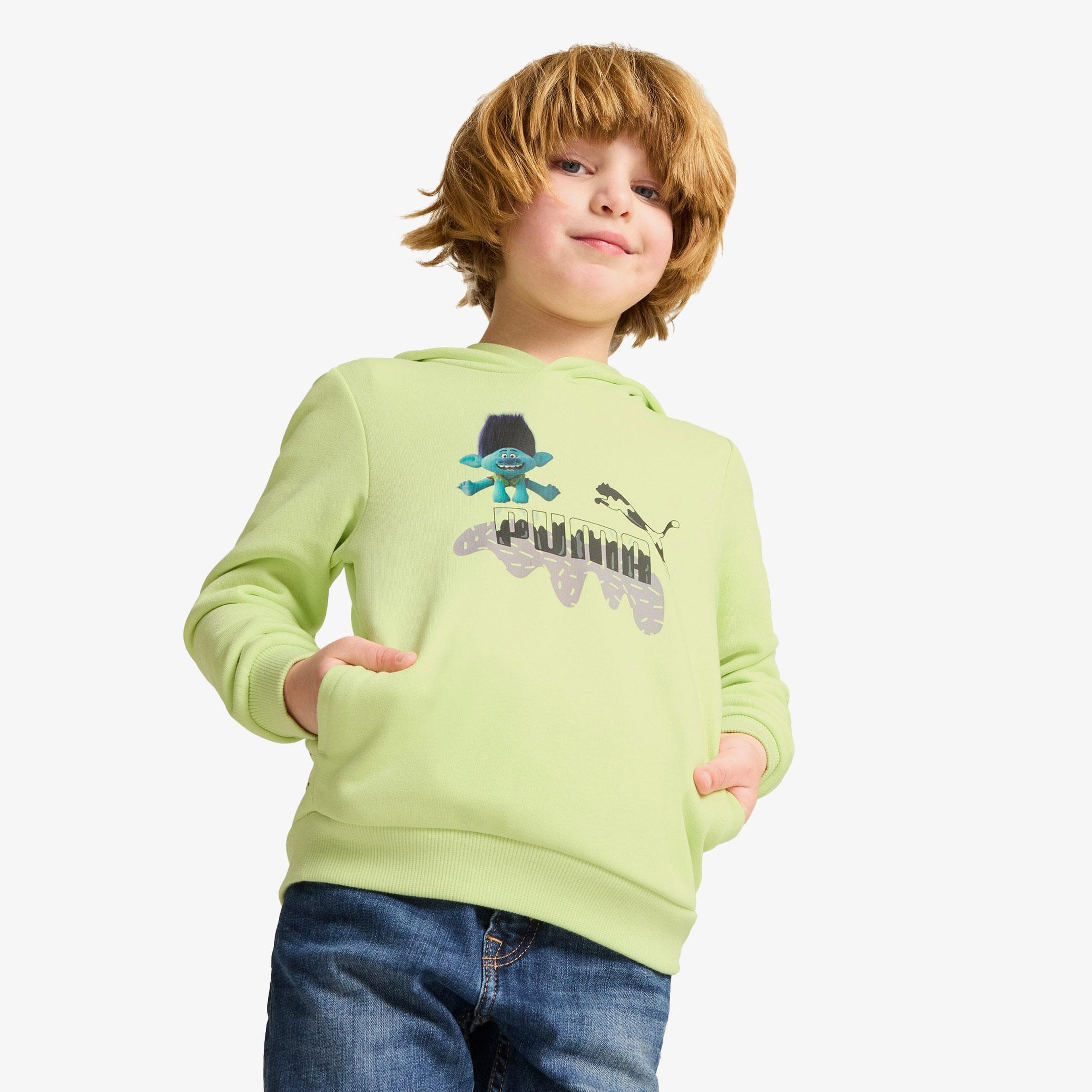 Puma X Trolls Hoodie Çocuk Yeşil Hoodie