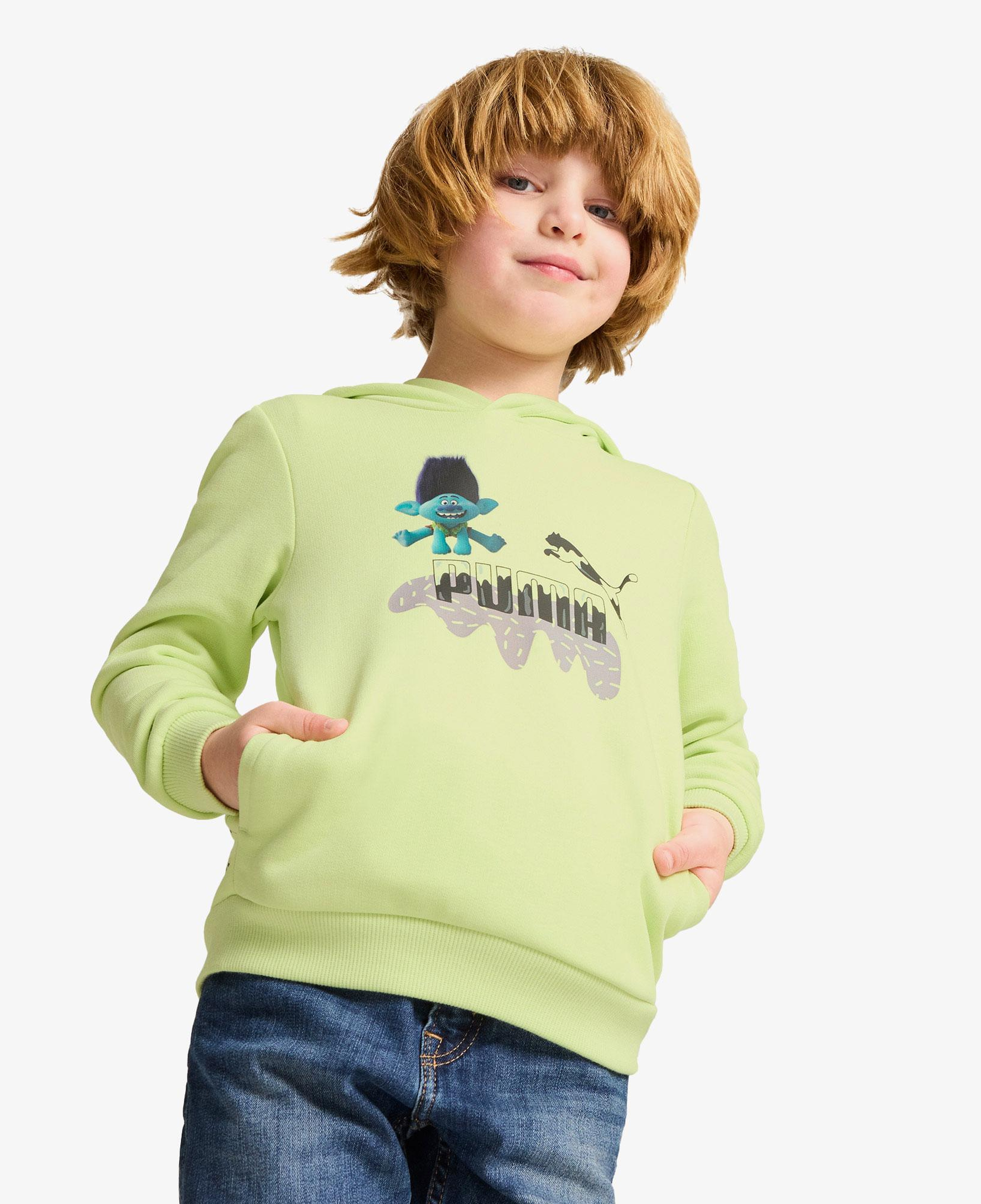 Puma X Trolls Hoodie Çocuk Yeşil Hoodie