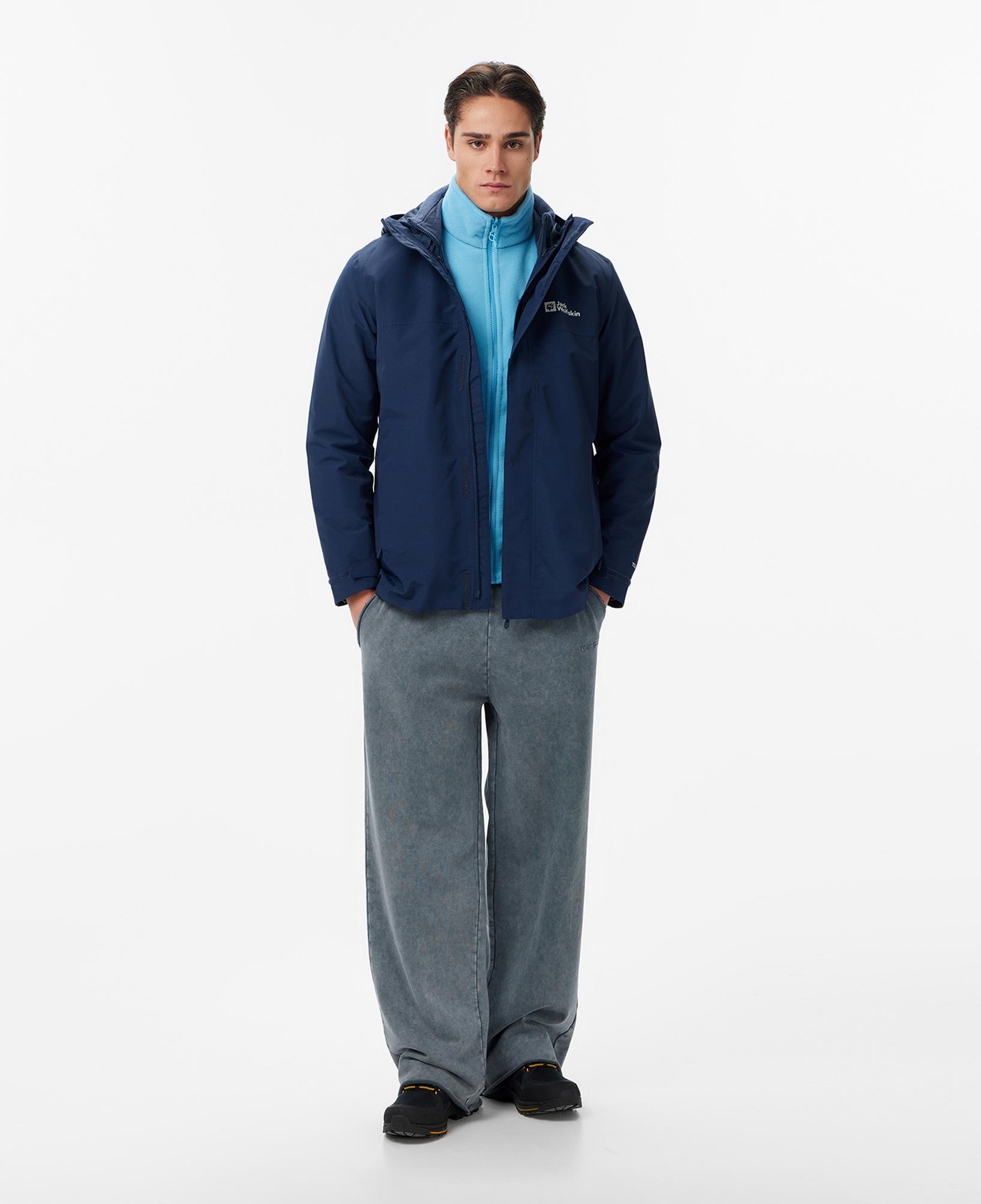 Jack Wolfskin Texapore 3İn1 Erkek Lacivert Ceket