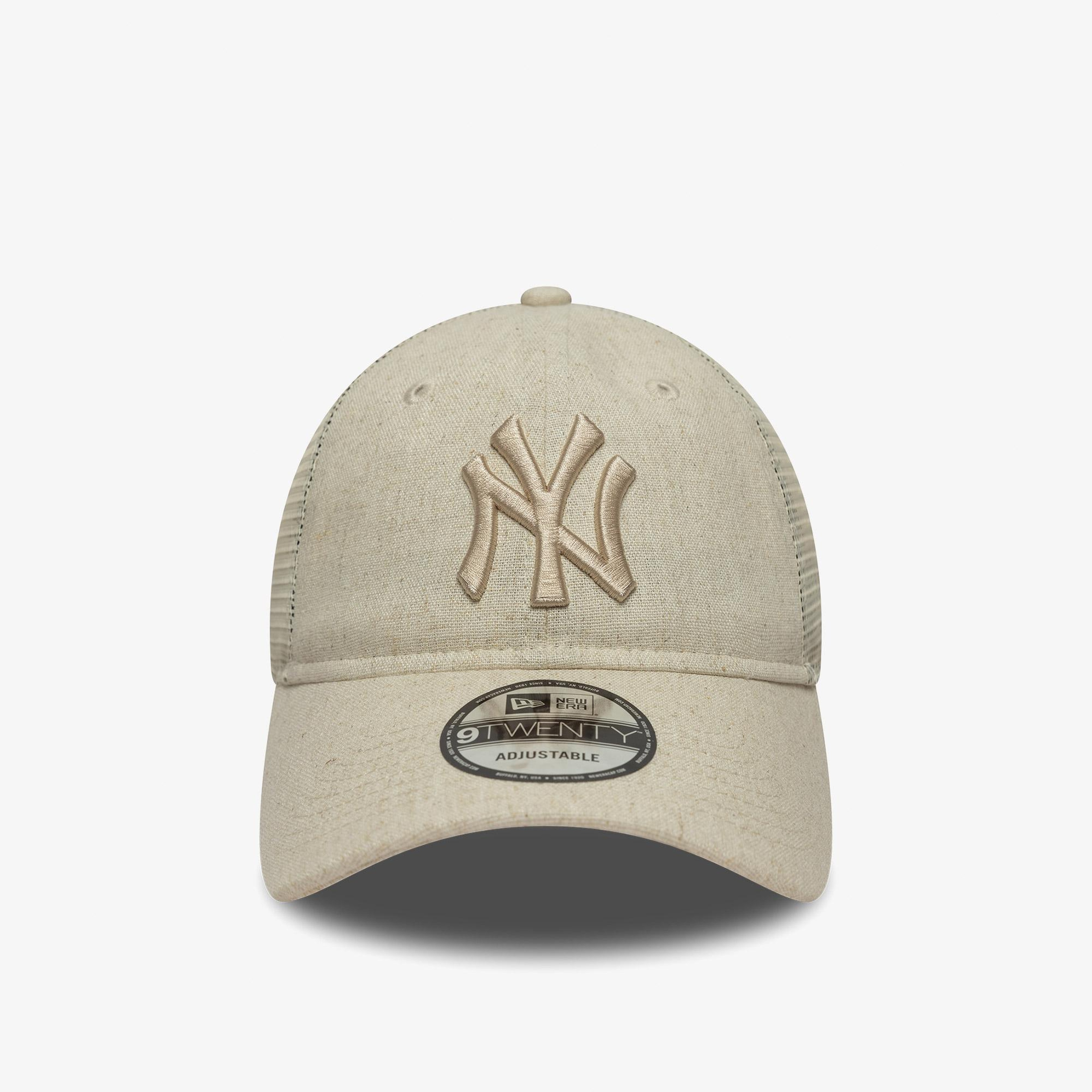 New Era MLB Linen New York Yankees Unisex Bej Şapka