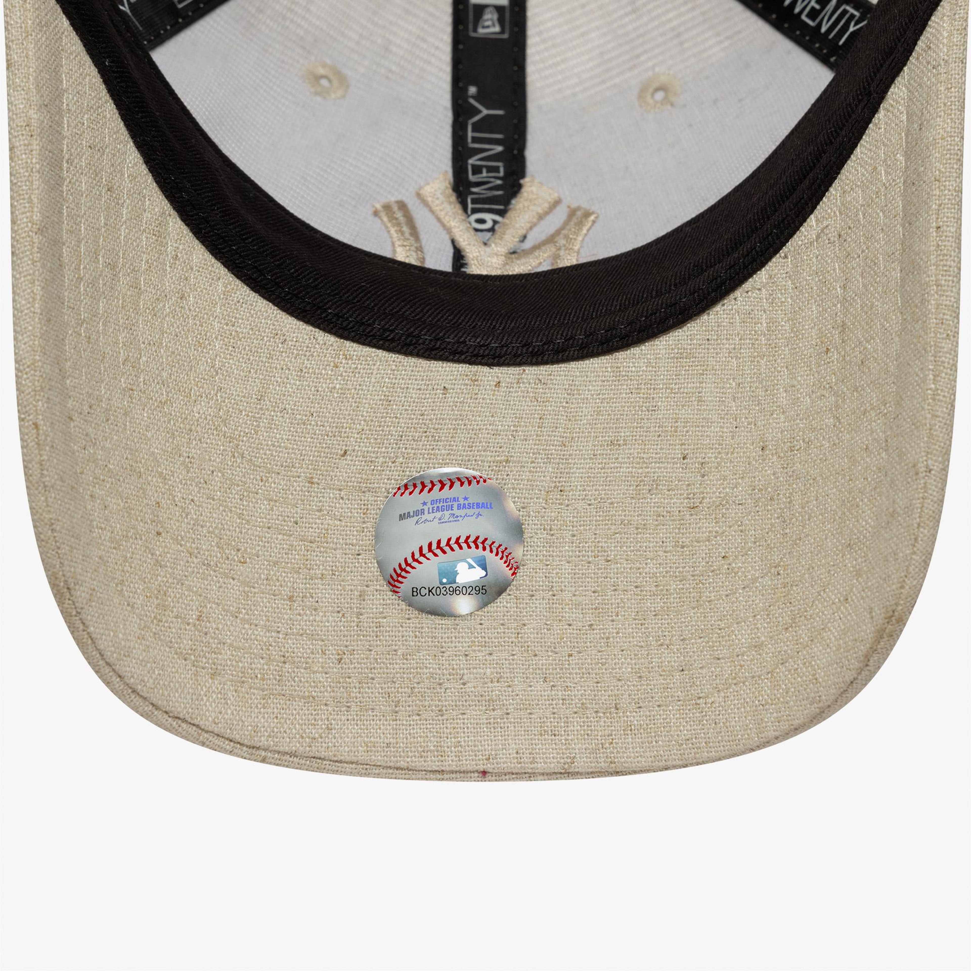 New Era MLB Linen New York Yankees Unisex Bej Şapka