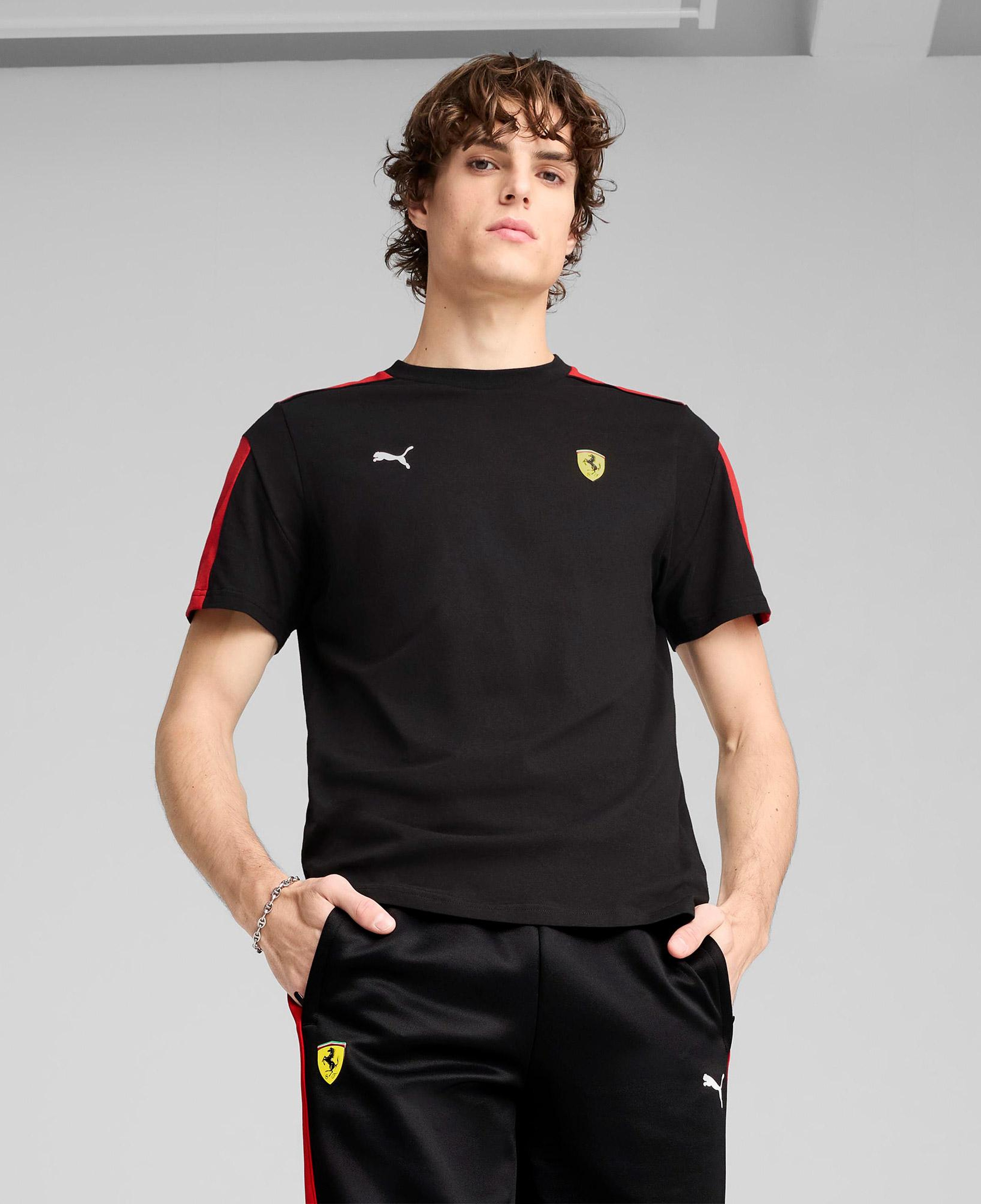 Puma Ferrari Race Mt7 Erkek Siyah T-Shirt