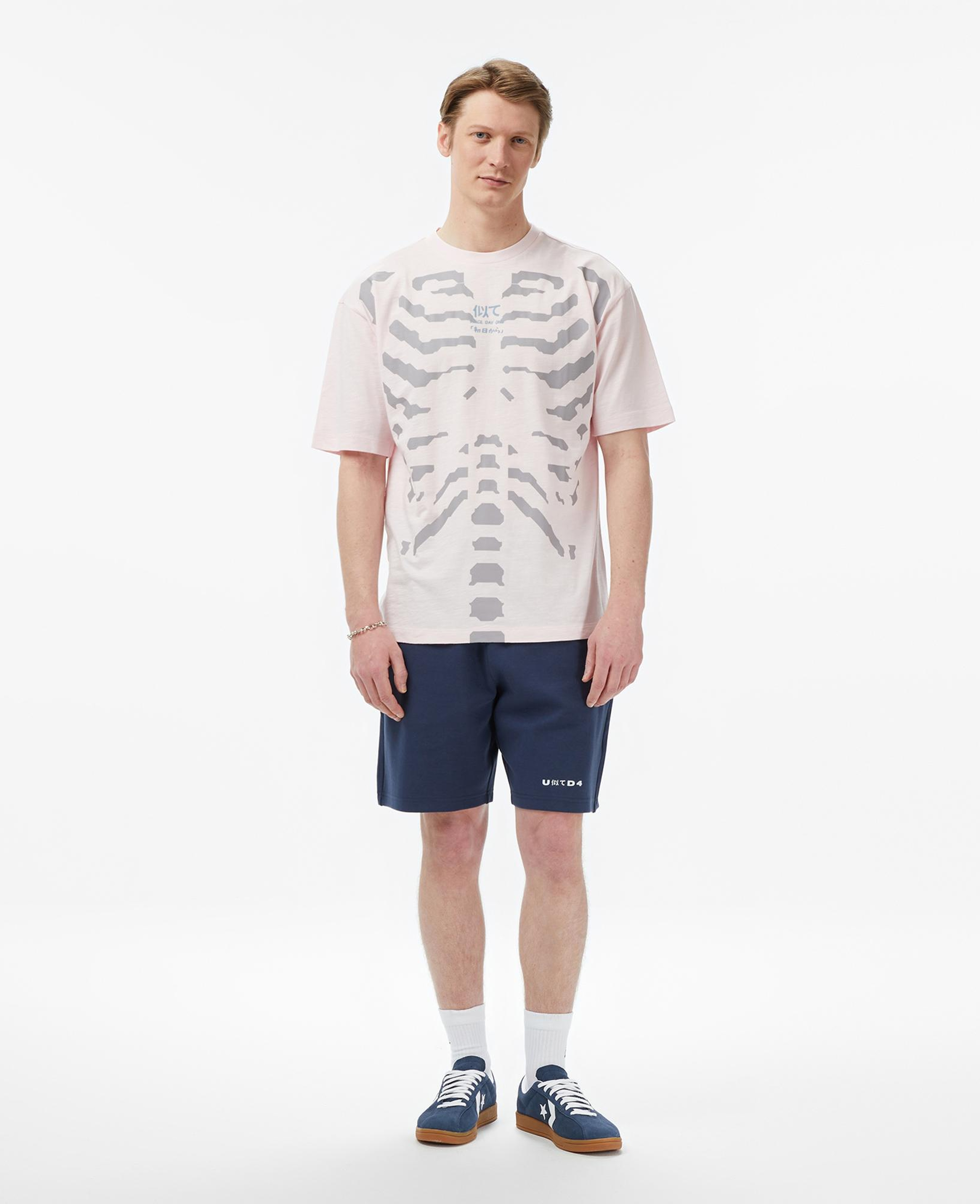 UNITED4 Regular Fit Erkek Pembe T-Shirt