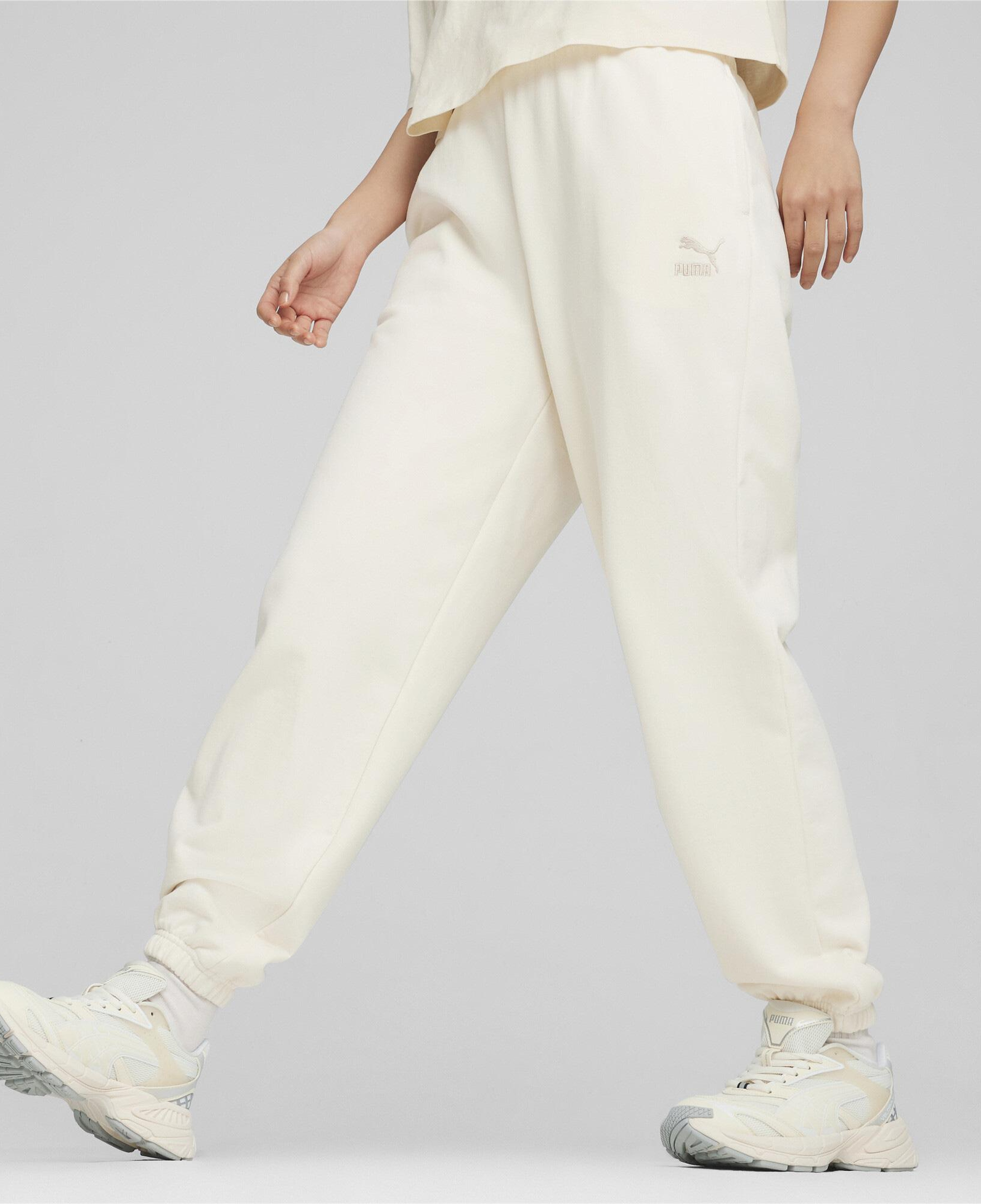 Puma Better Classics Kadın Beyaz Eşofman Altı