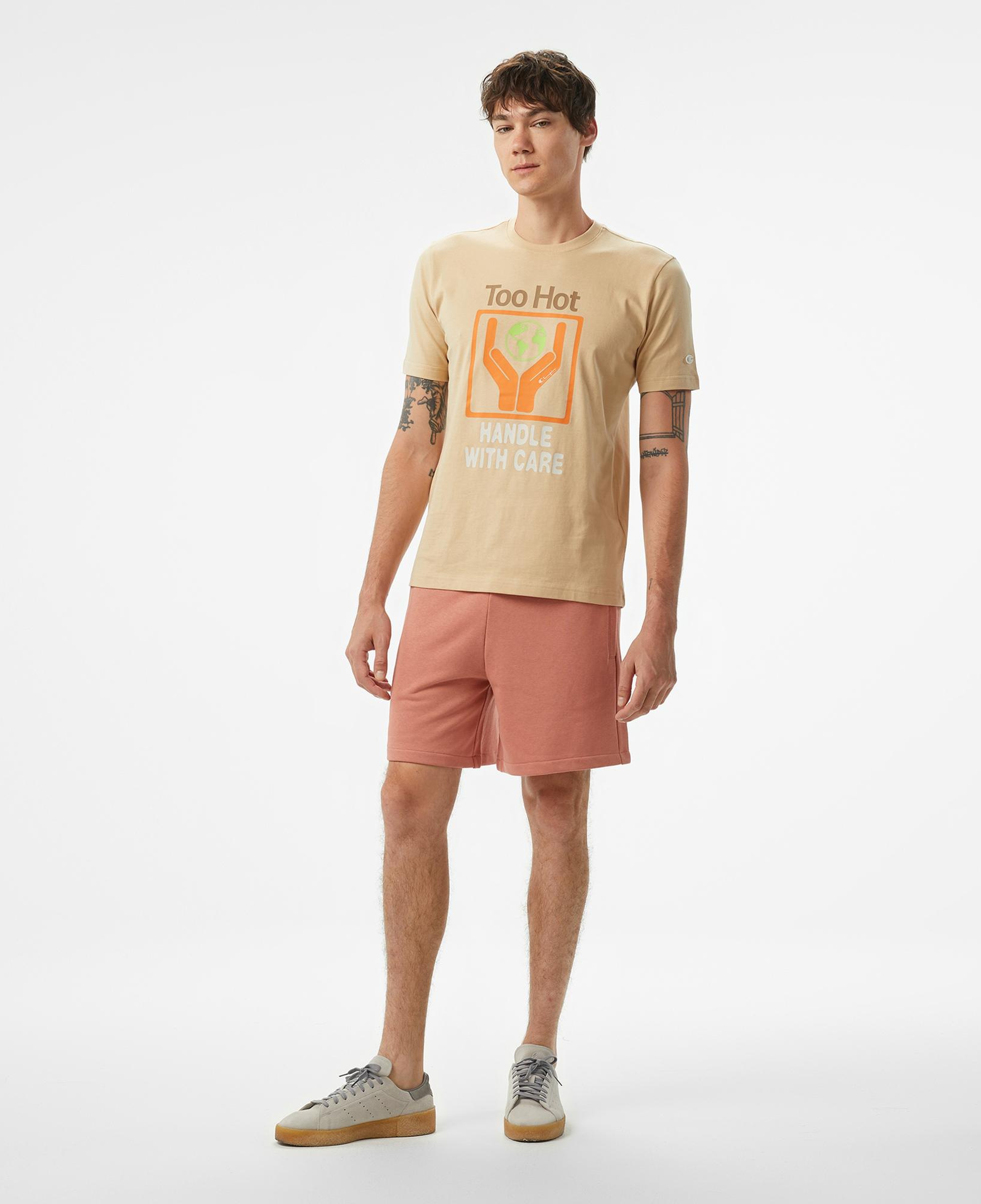 Champion Erkek Pembe Şort