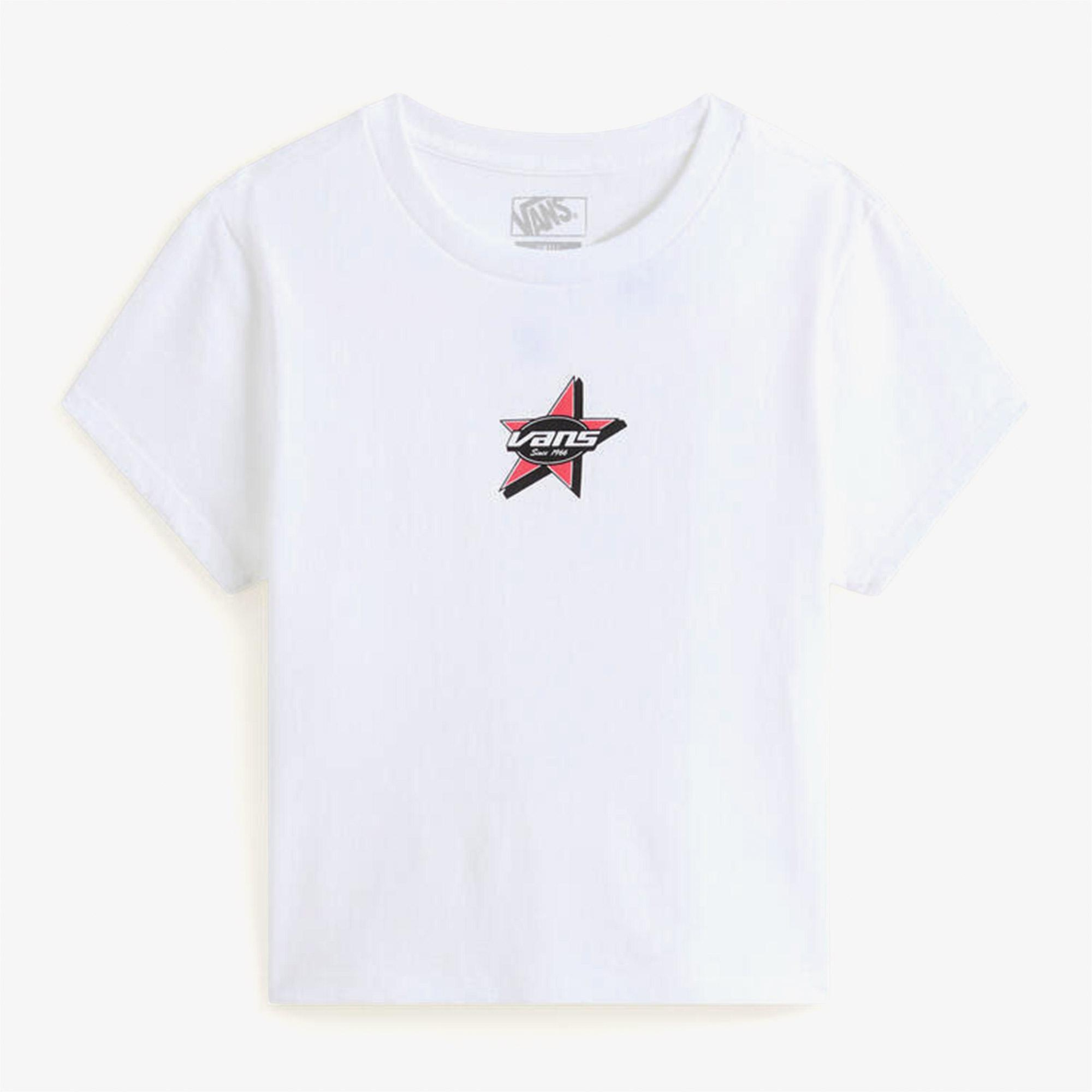 Vans Starmarked Kadın Beyaz T-Shirt