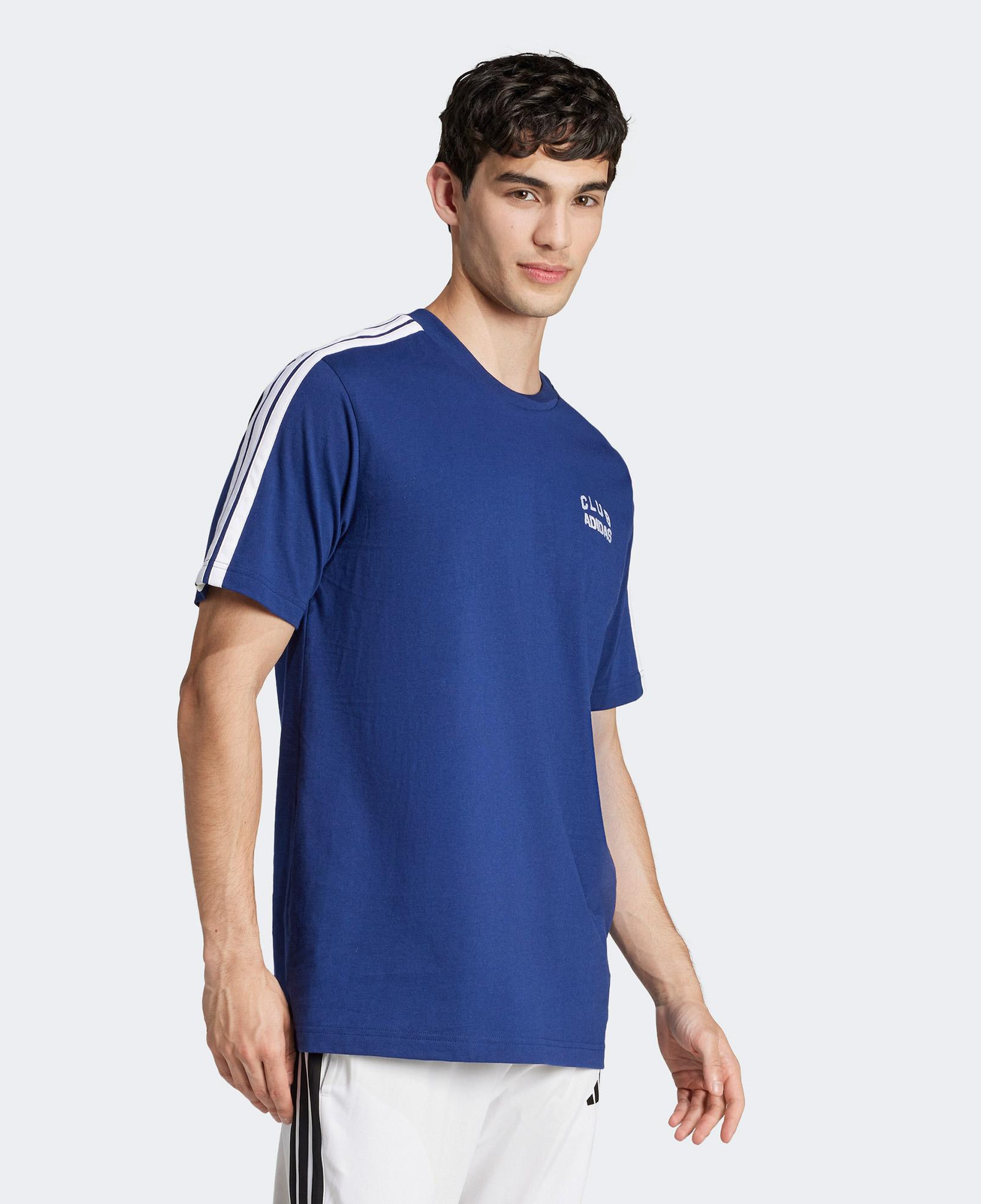 adidas Codes Collegiate Club Graphic Erkek Mavi T-Shirt