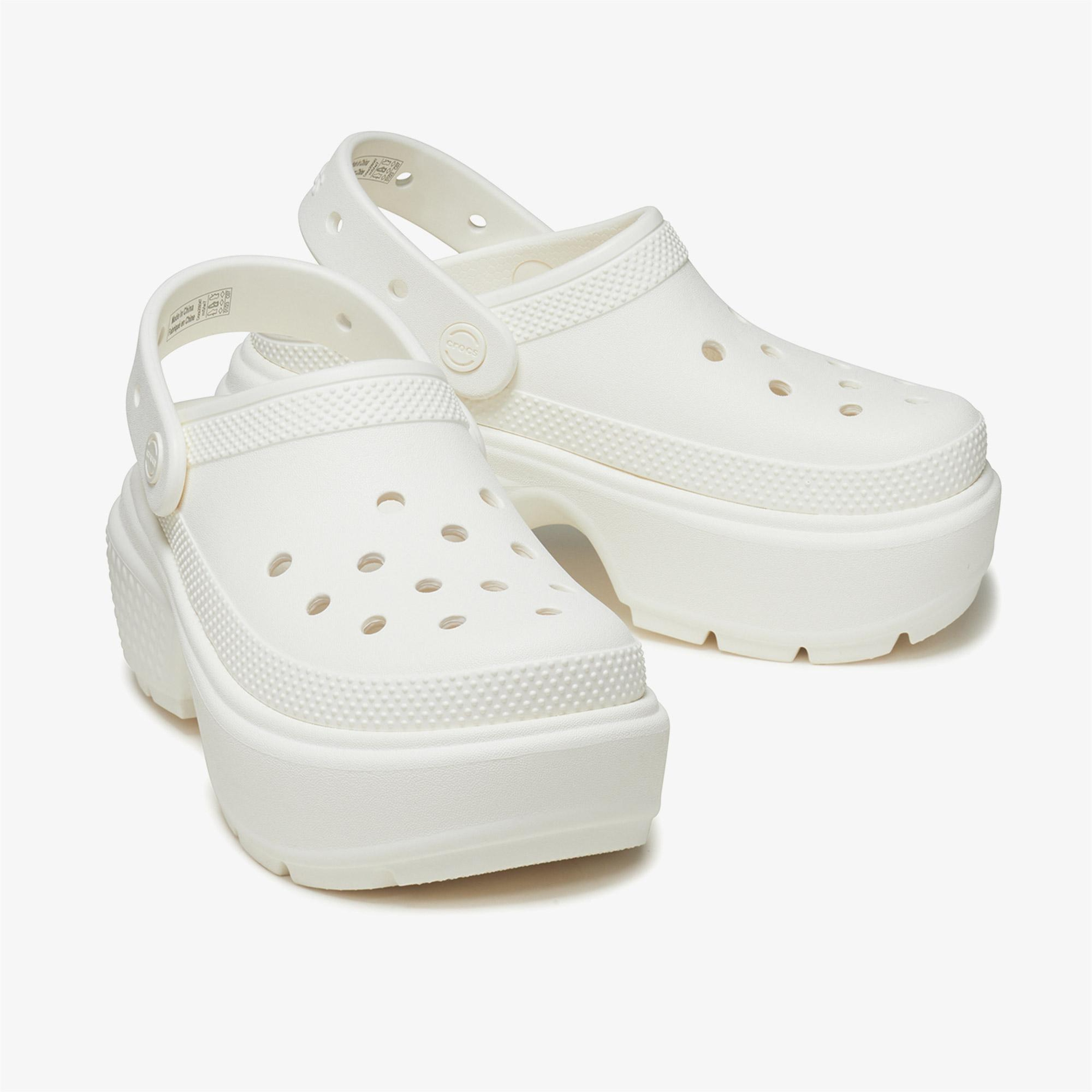 Crocs Stomp Kadın Beyaz Terlik