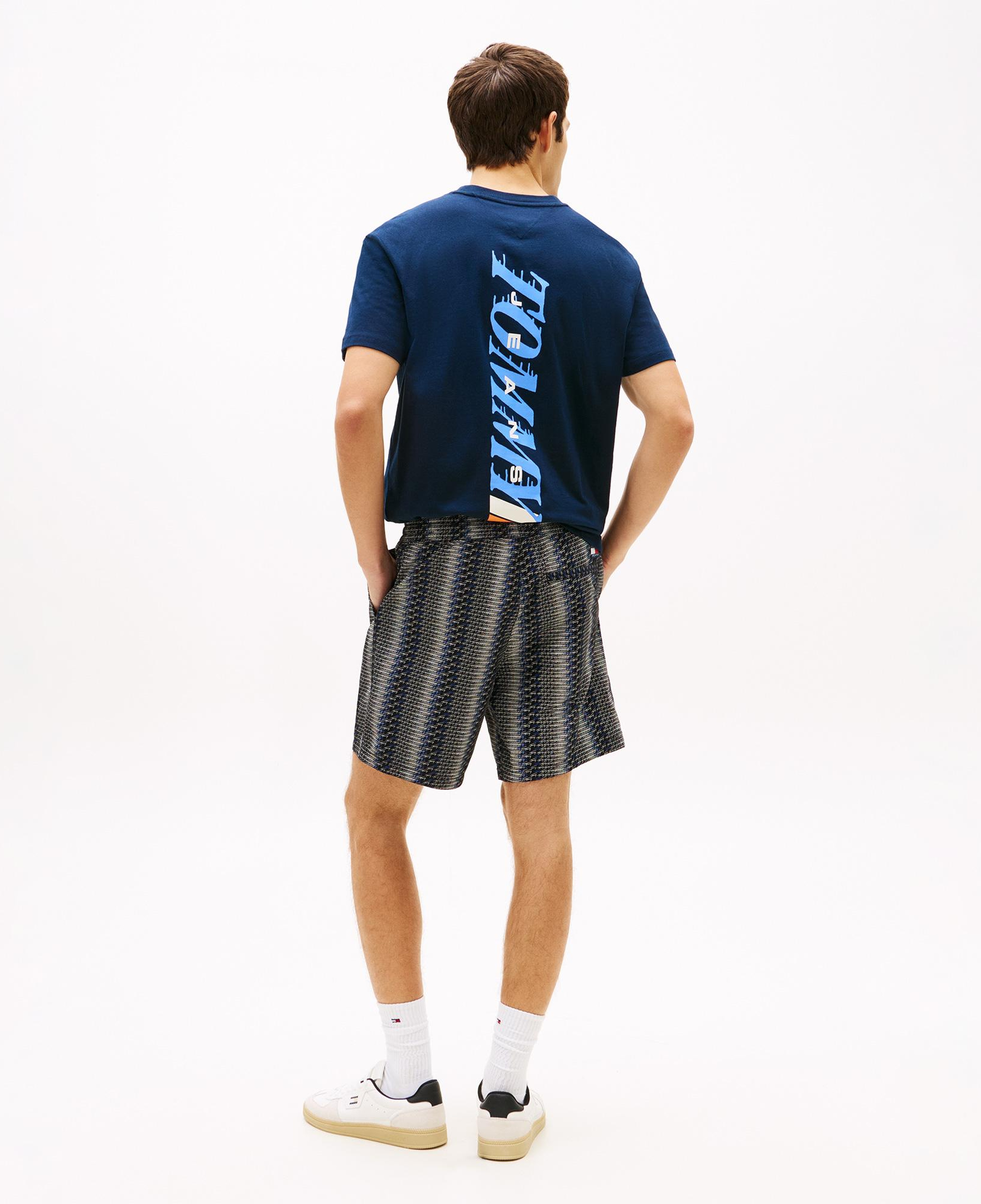 Tommy Hilfiger Aop Erkek Siyah Şort