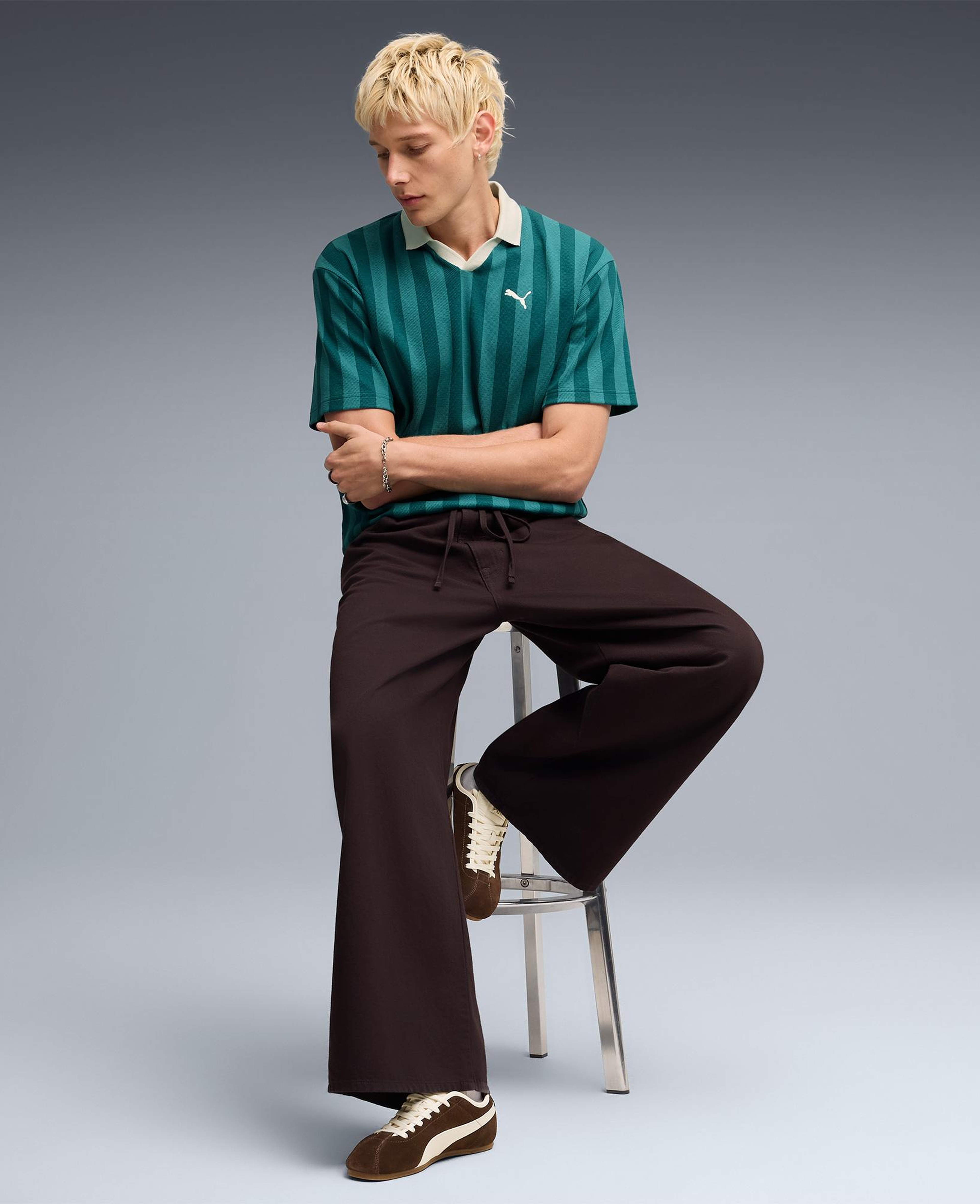 Puma Class Pinnacle  Erkek Yeşil T-Shirt