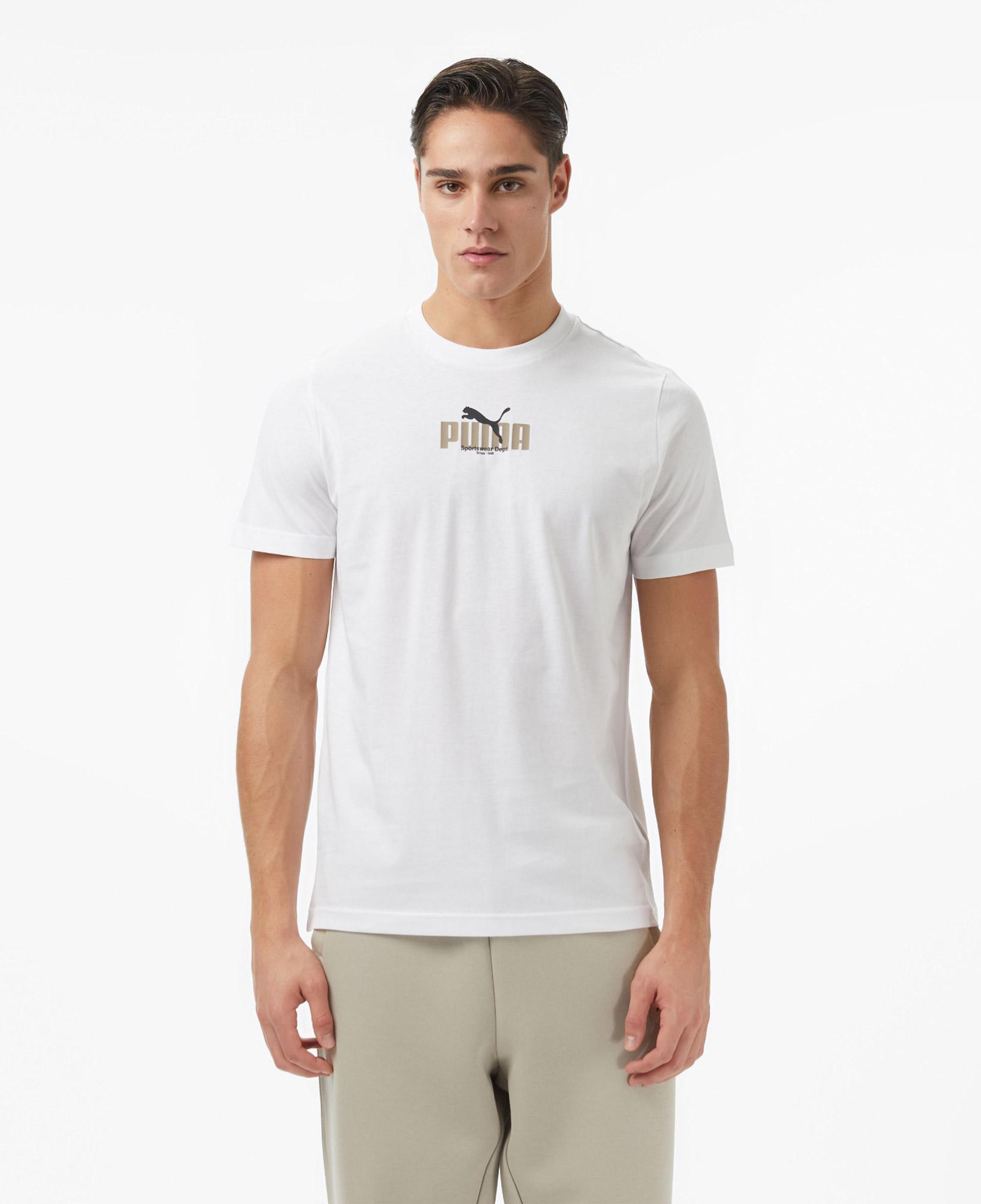 Puma Graphıc  Erkek Beyaz T-Shirt