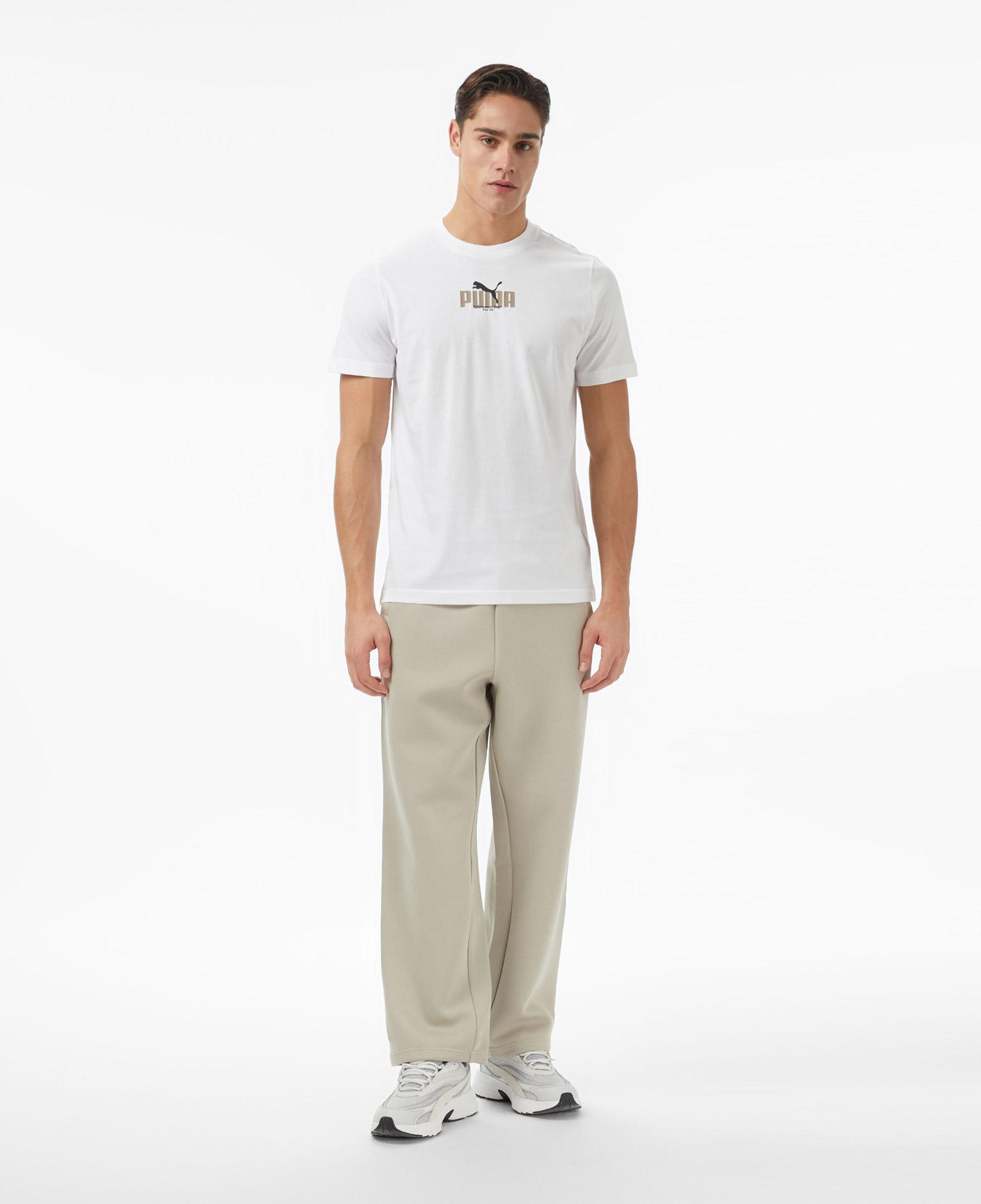 Puma Graphıc  Erkek Beyaz T-Shirt