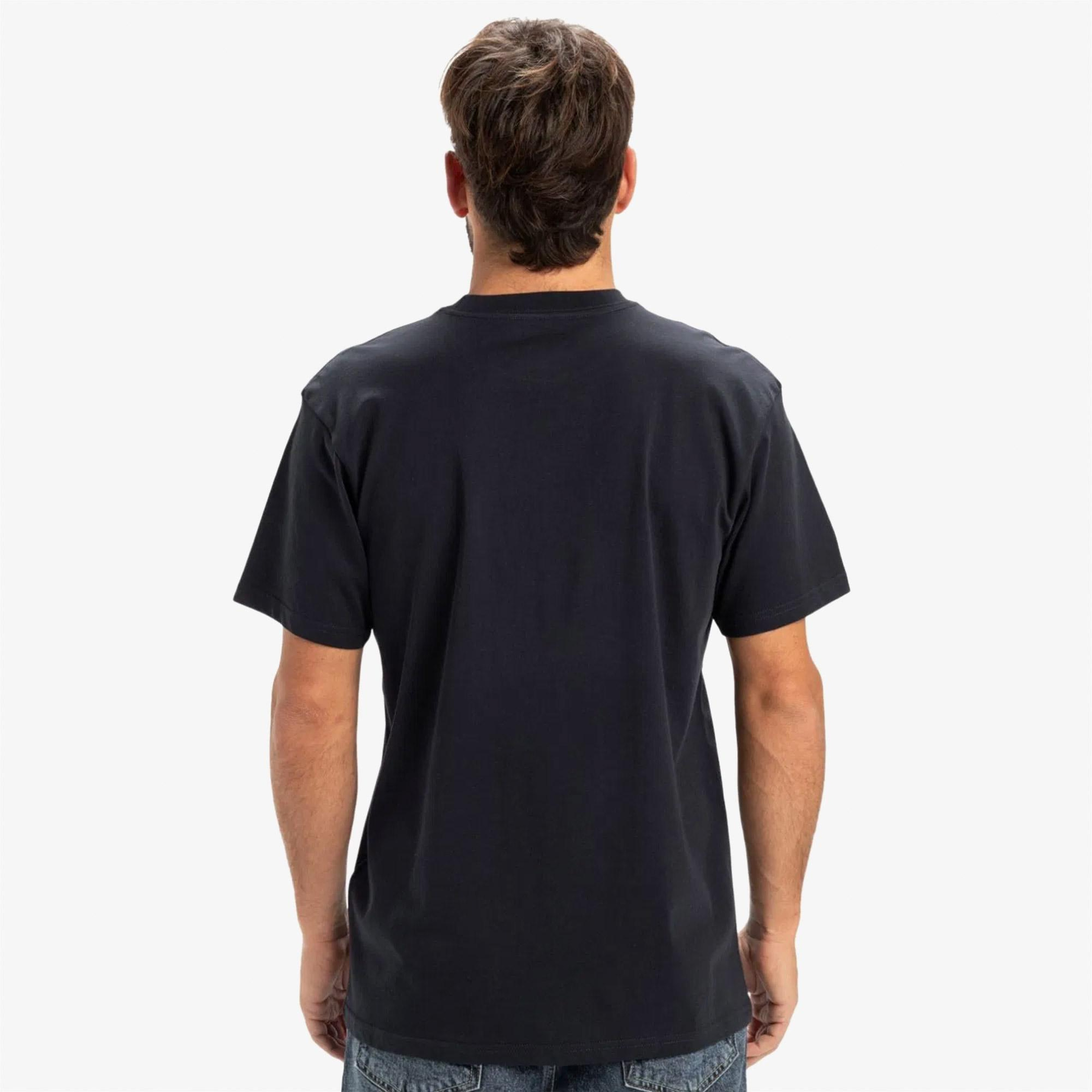 Quiksilver Ev Gradient Box Ss Erkek Siyah T-Shirt