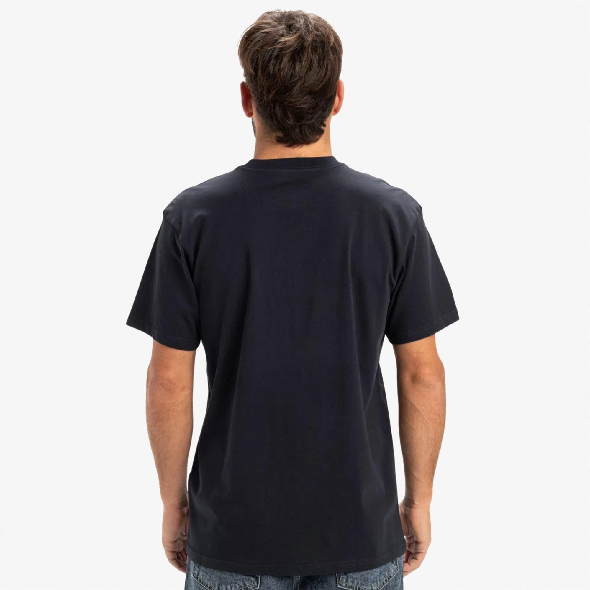 Quiksilver Ev Gradient Box Ss Erkek Siyah T-Shirt