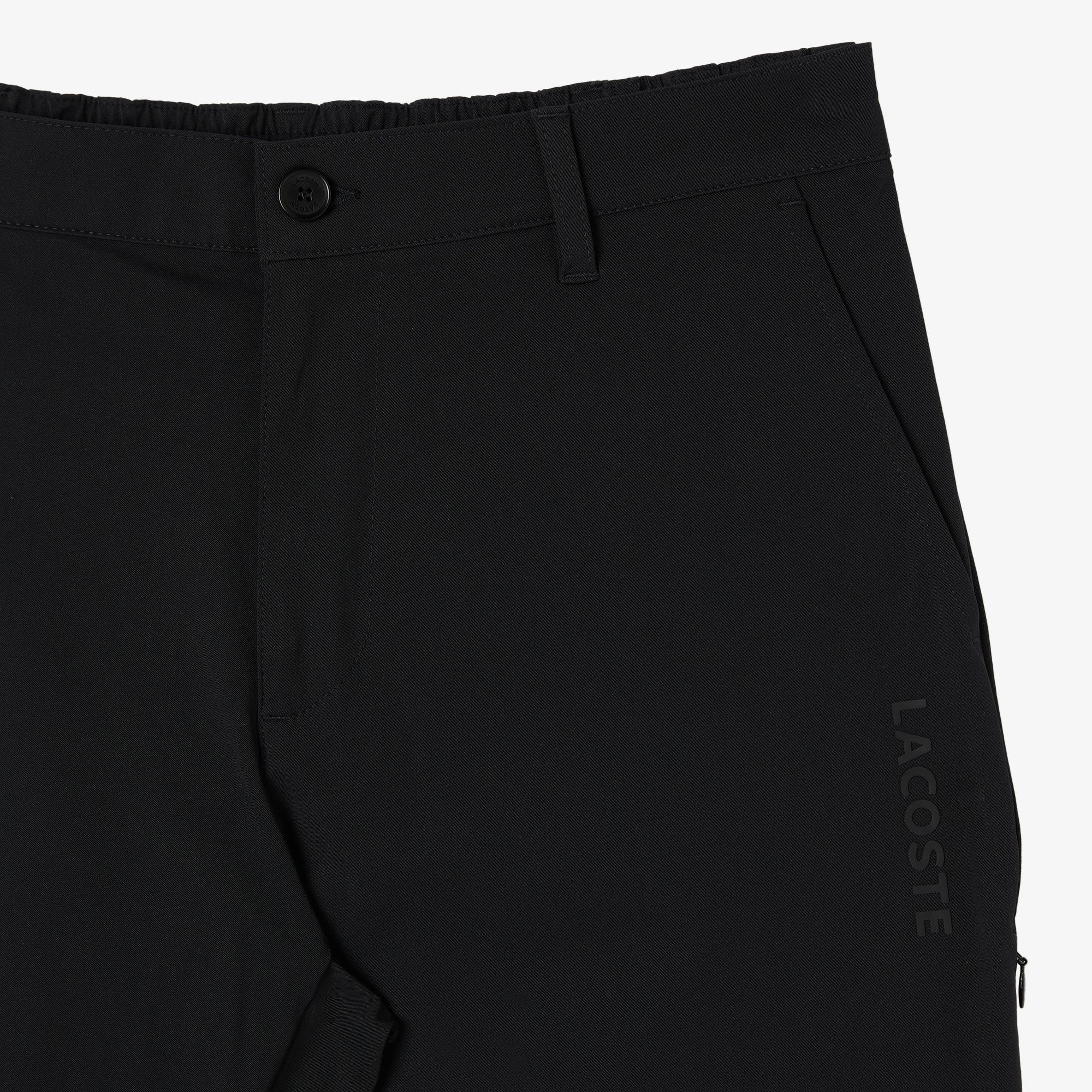 Erkek Straight Fit Chino Siyah Pantolon