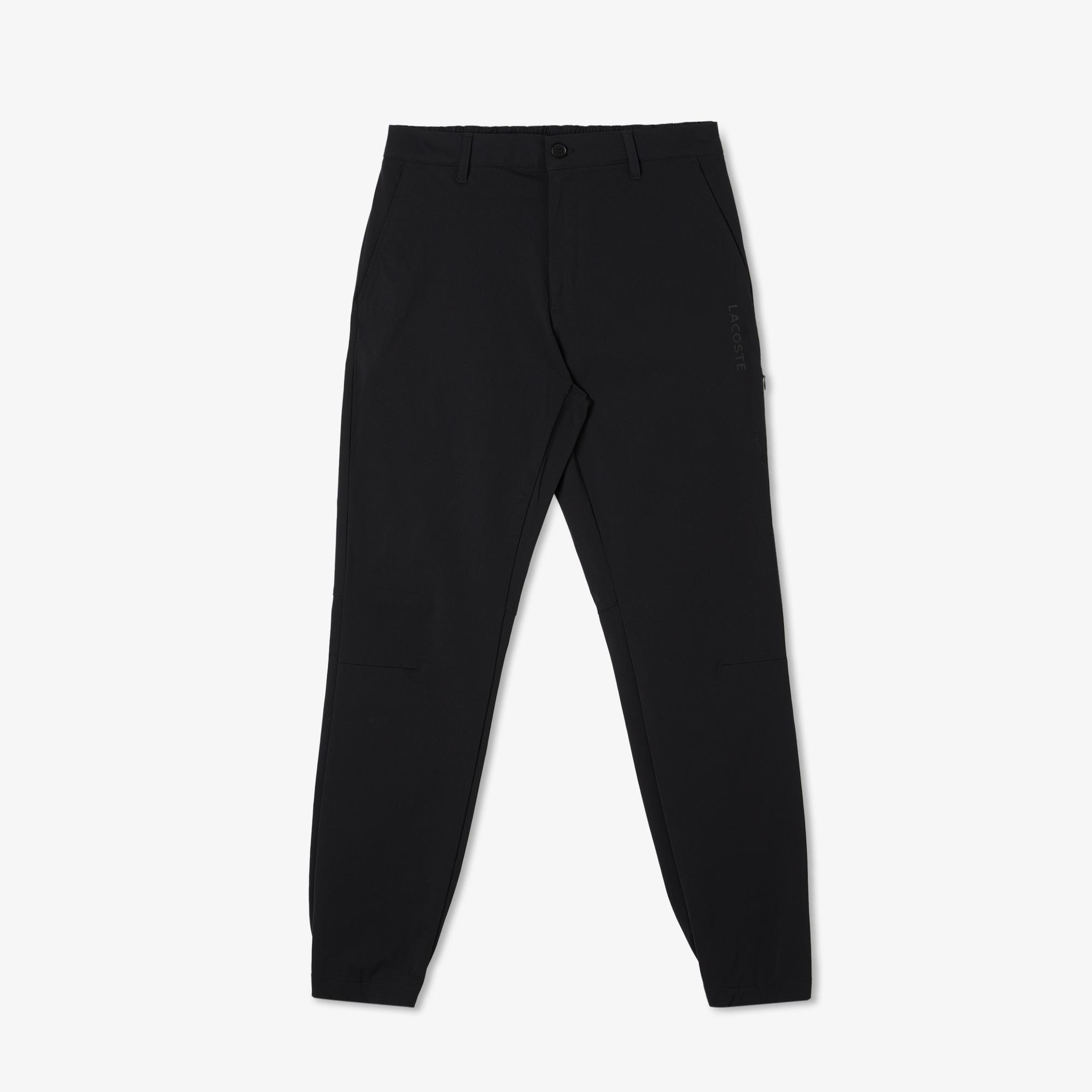 Erkek Straight Fit Chino Siyah Pantolon