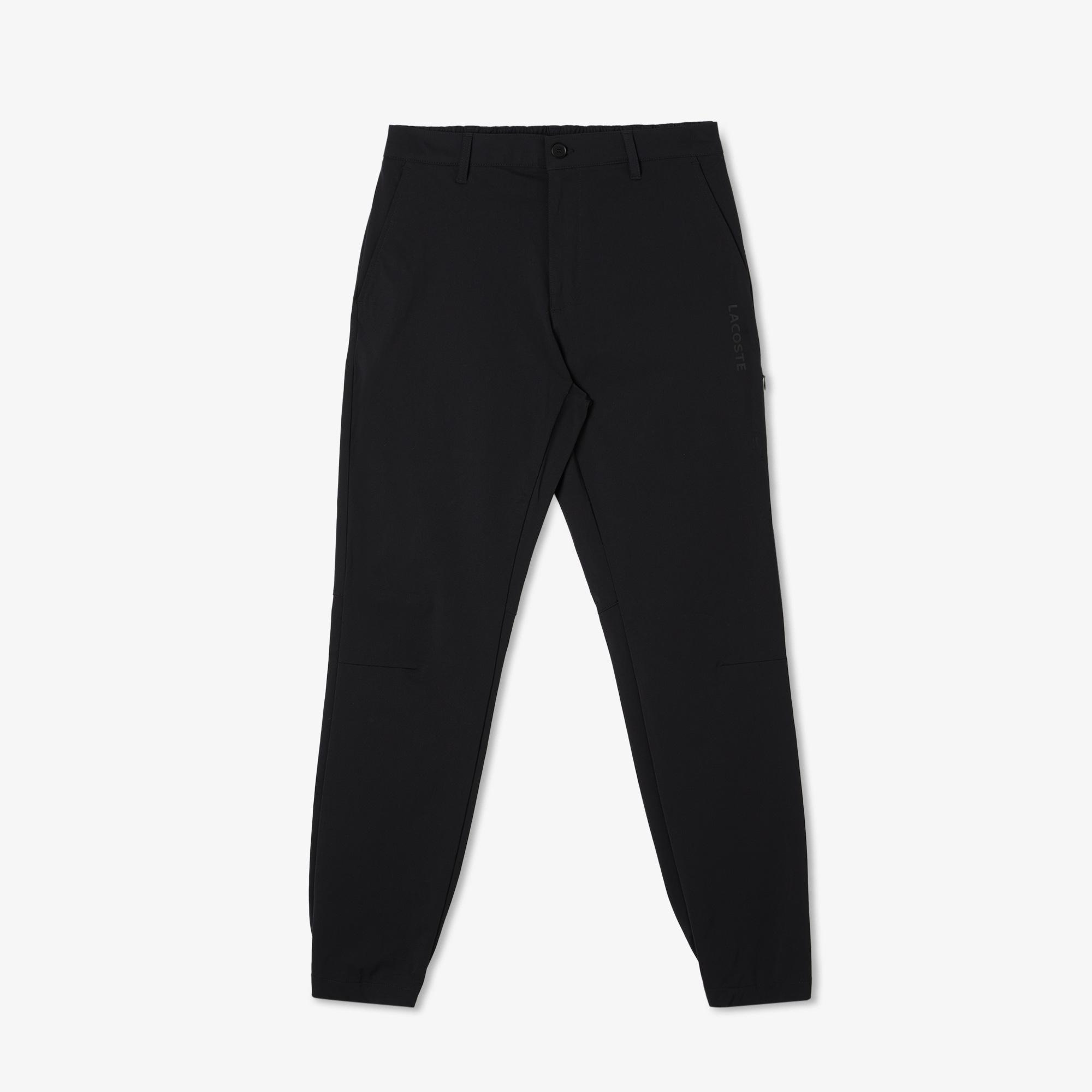 Erkek Straight Fit Chino Siyah Pantolon