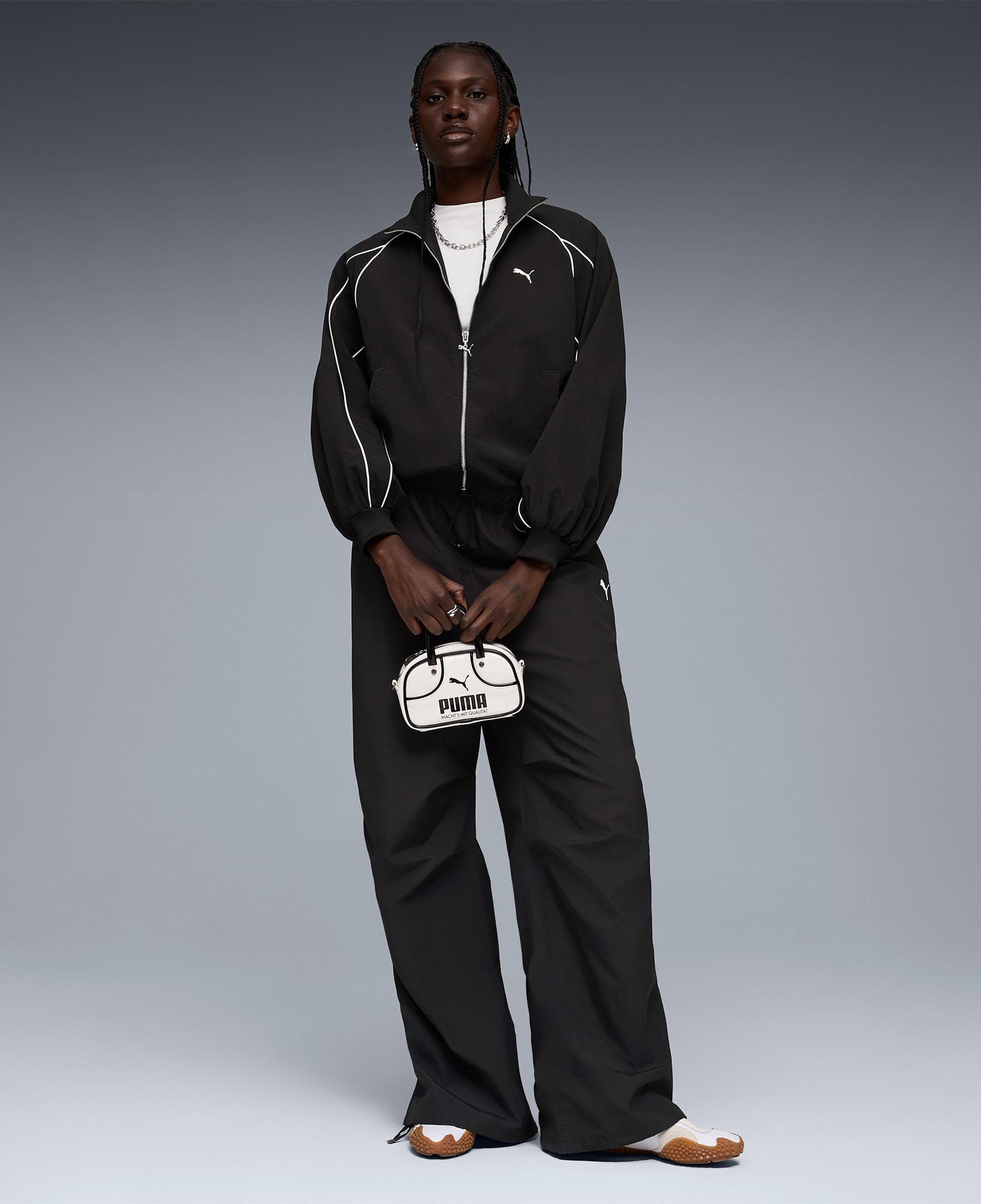 Puma T7 Balloon Sleeve Kadın Siyah Ceket