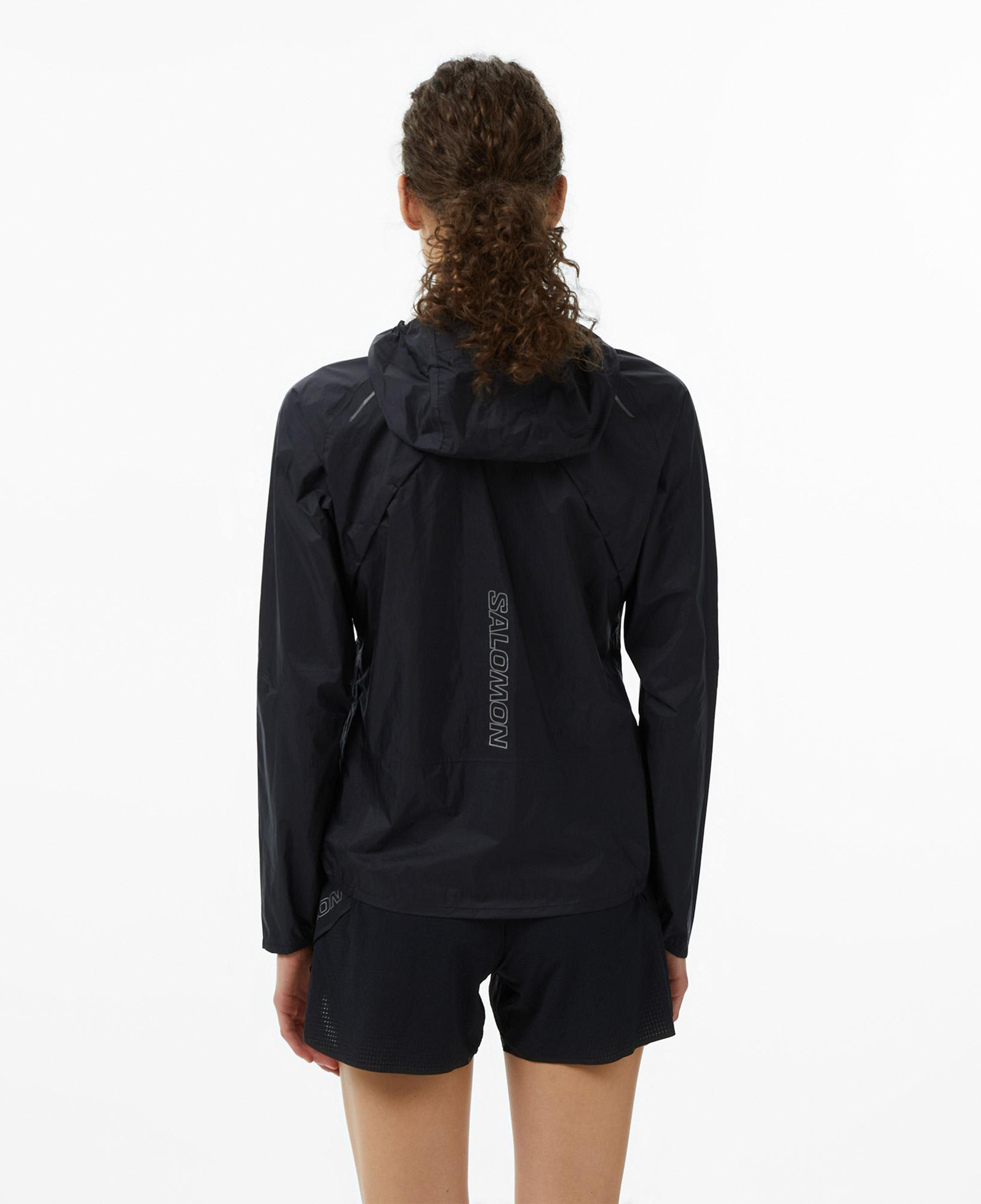 Salomon Bonatti Waterproof Kadın Siyah Yağmurluk