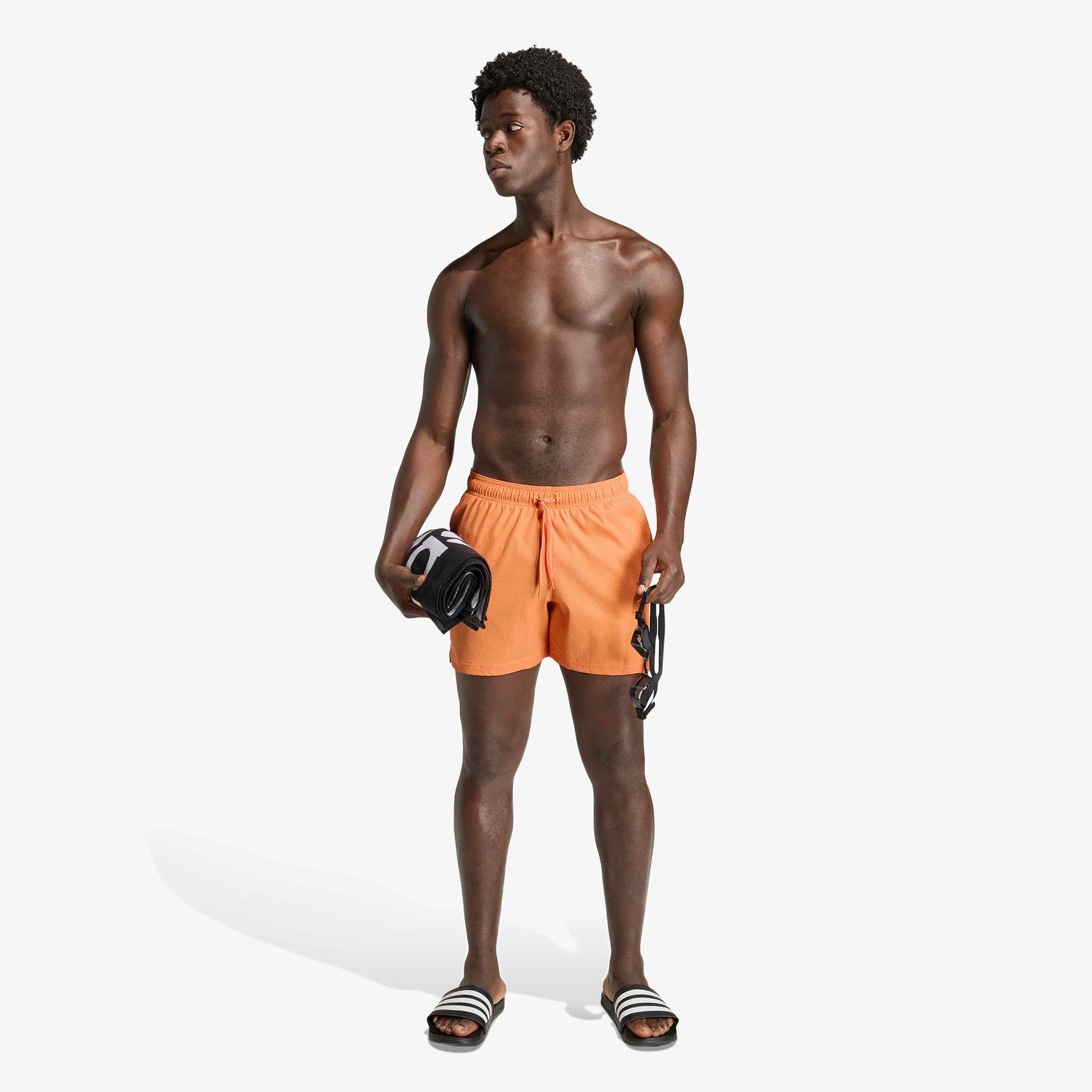 adidas Iconisea 5 Inch Erkek Turuncu Deniz Şortu
