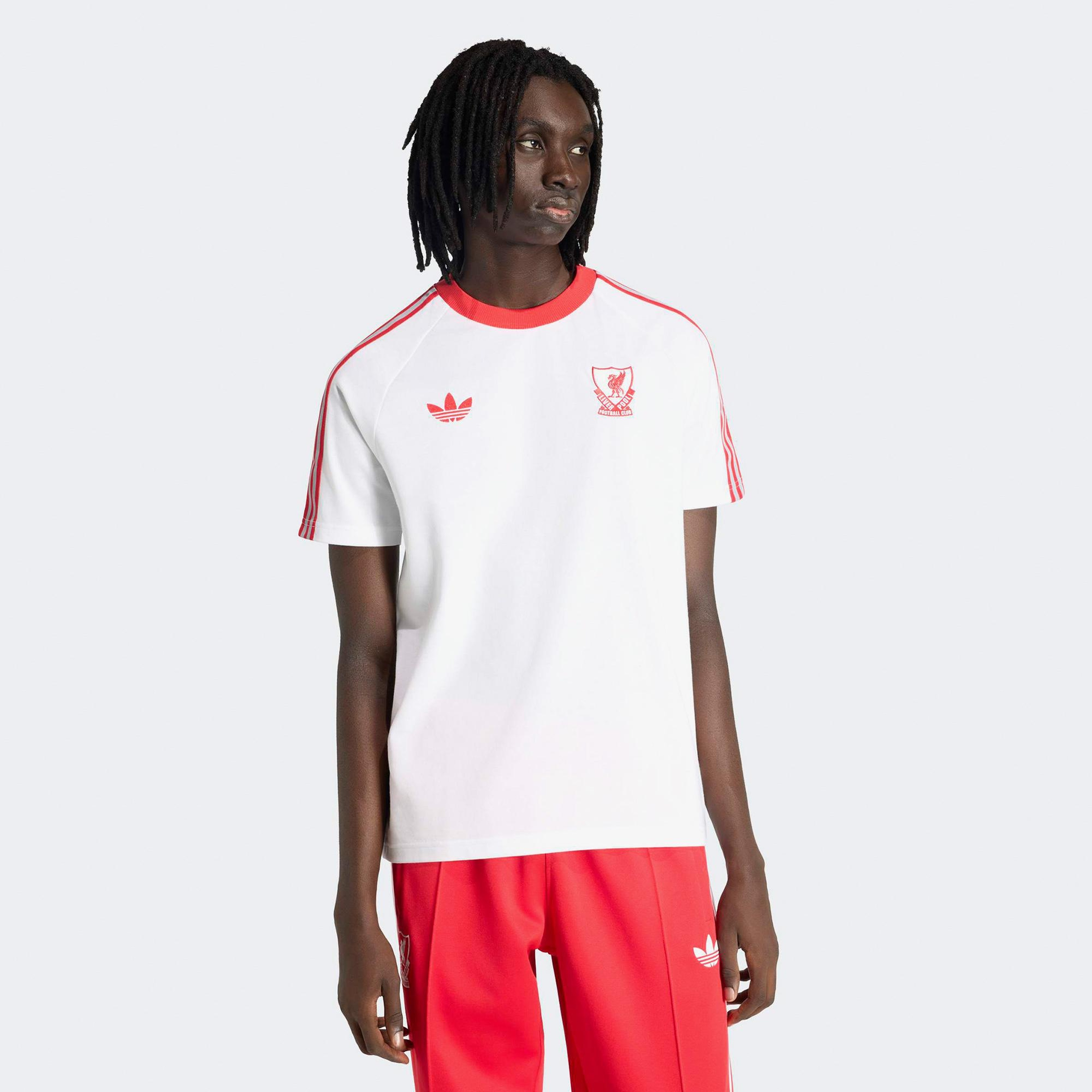 adidas Liverpool FC Og Tee Erkek Beyaz T-Shirt