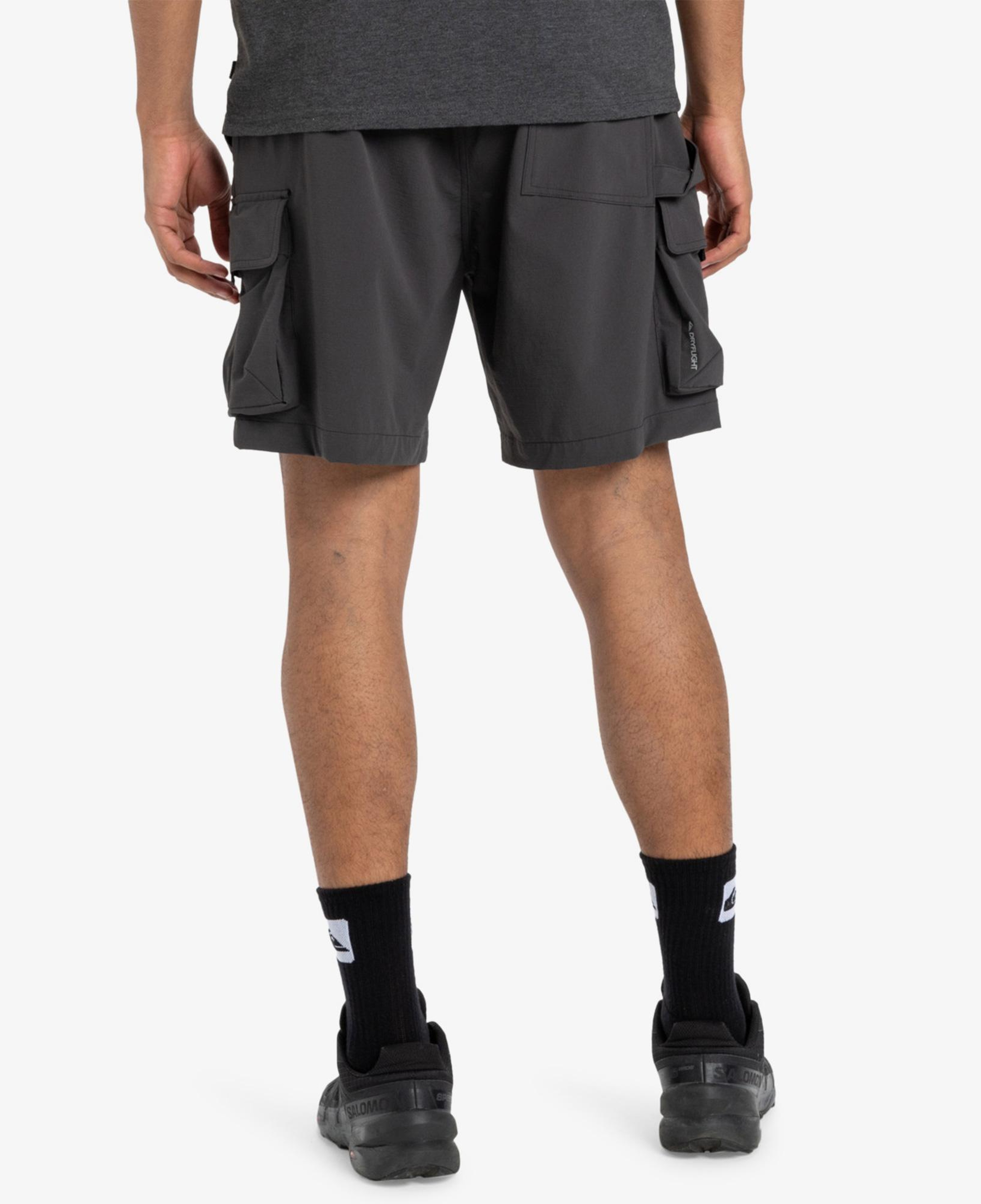 Quiksilver Run Ashore Cargo Erkek Siyah Şort