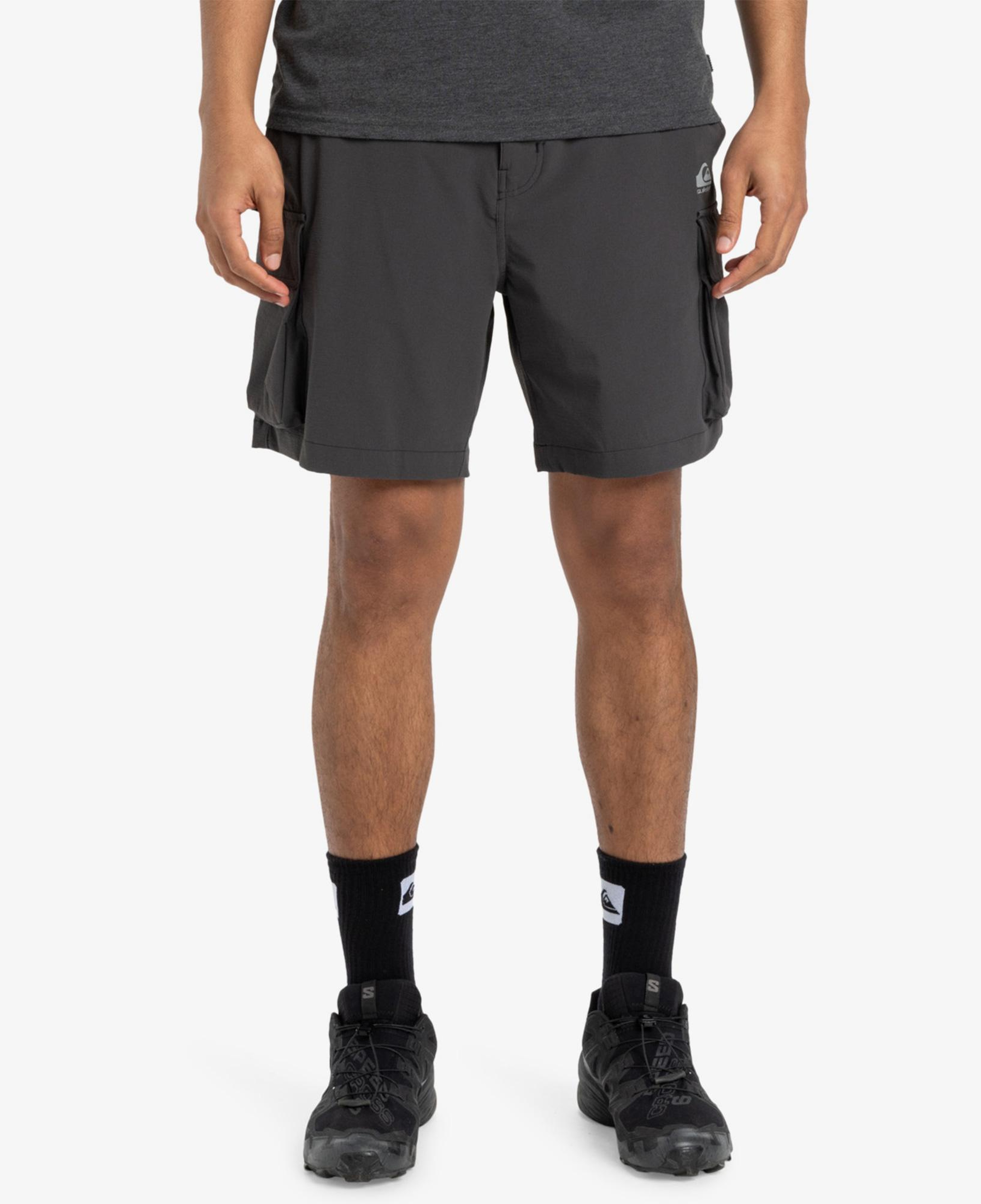 Quiksilver Run Ashore Cargo Erkek Siyah Şort