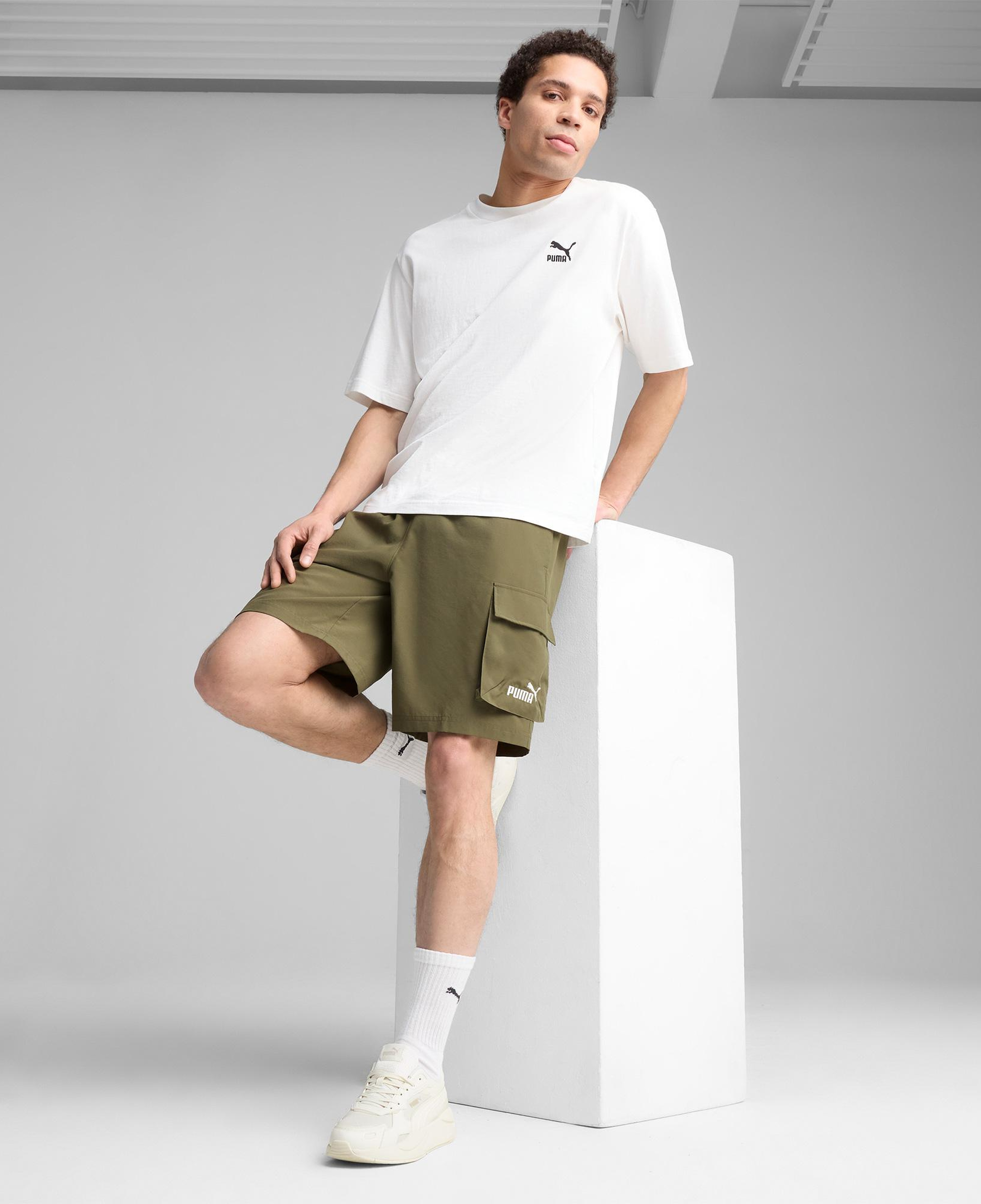 Puma Essentials Erkek Yeşil Şort