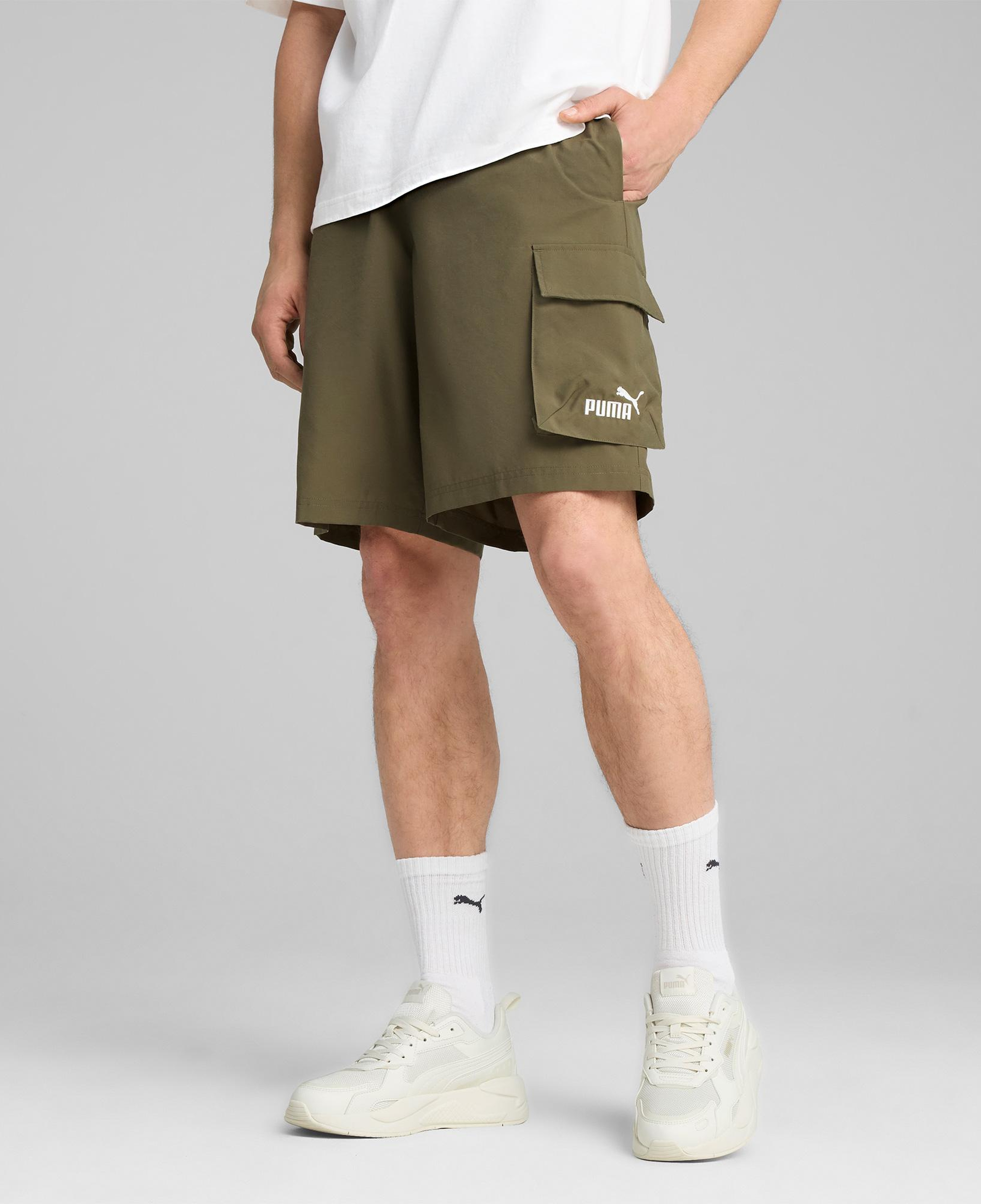 Puma Essentials Erkek Yeşil Şort