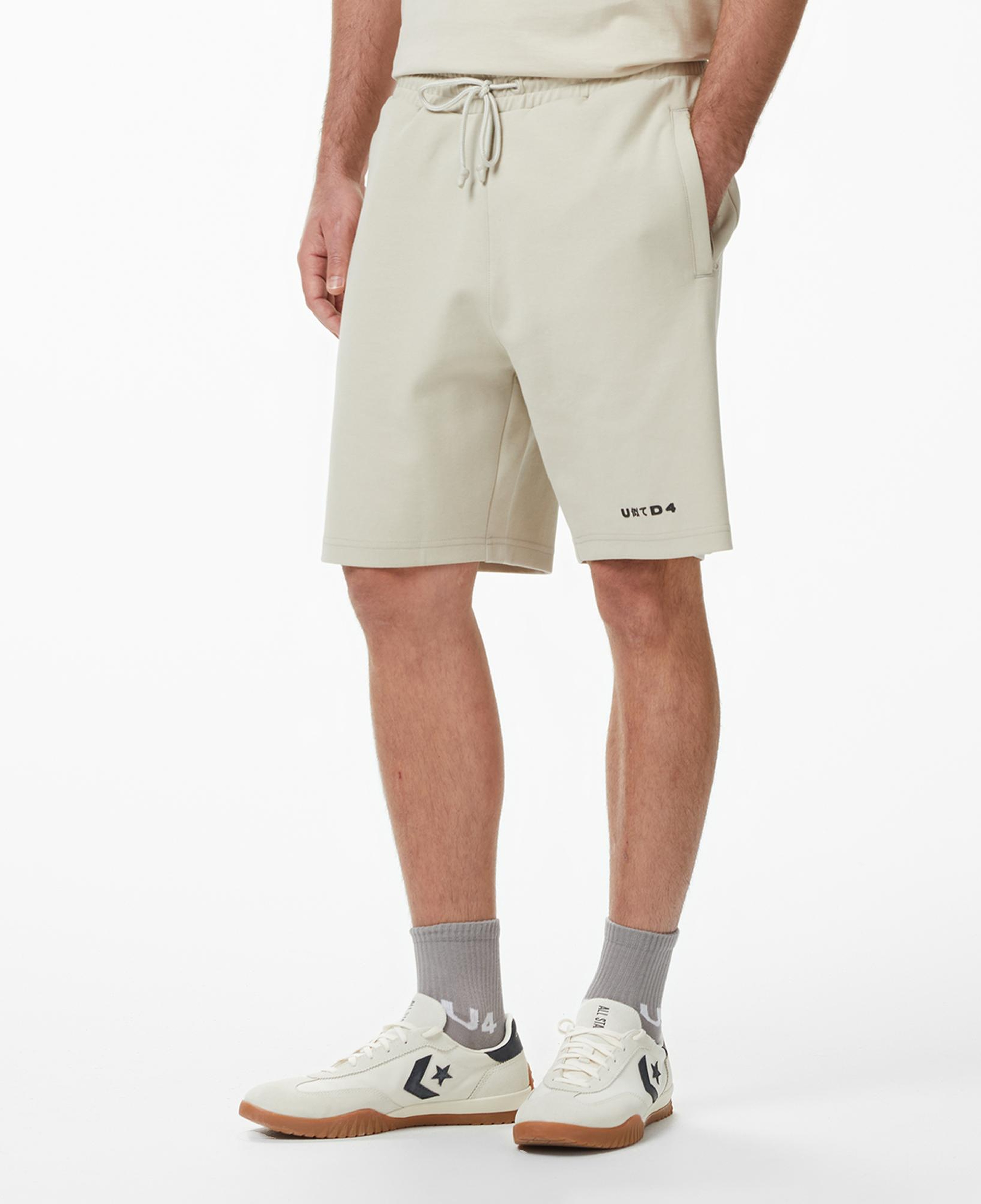 UNITED4 Regular Fit Erkek Krem Şort