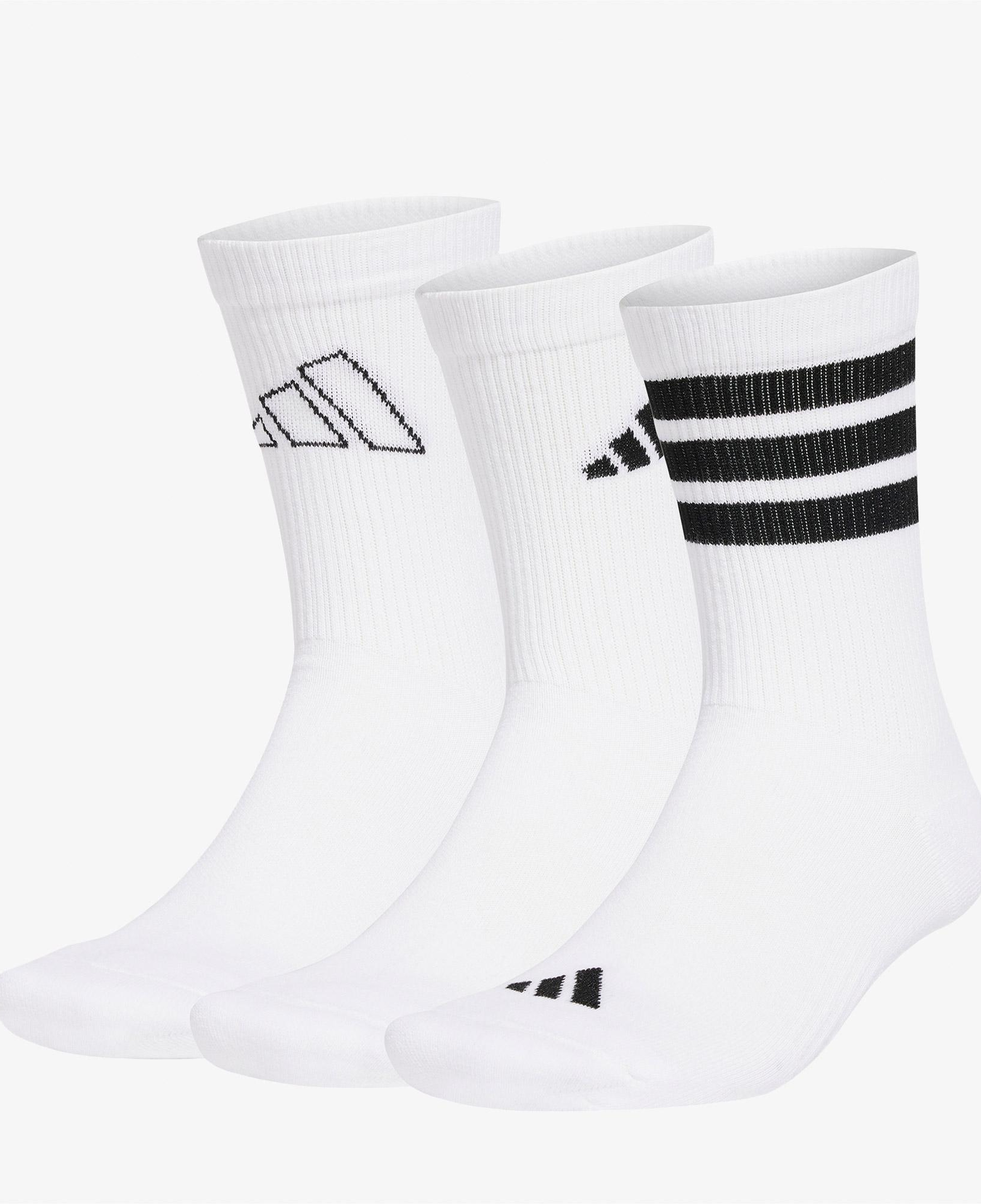 adidas Logo 3lü Unisex Beyaz Çorap