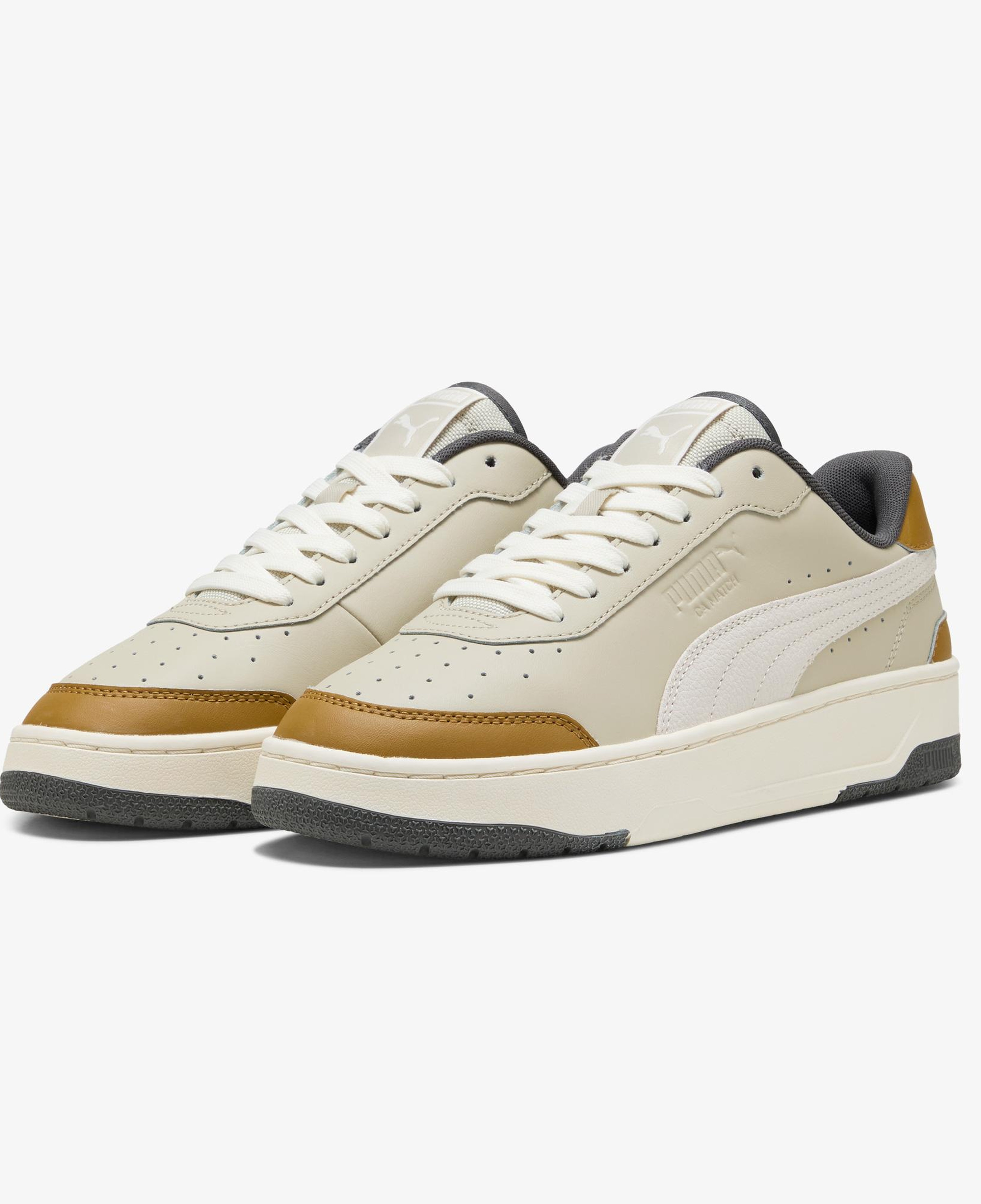 Puma CA Match Lux Unisex Bej Spor Ayakkabı