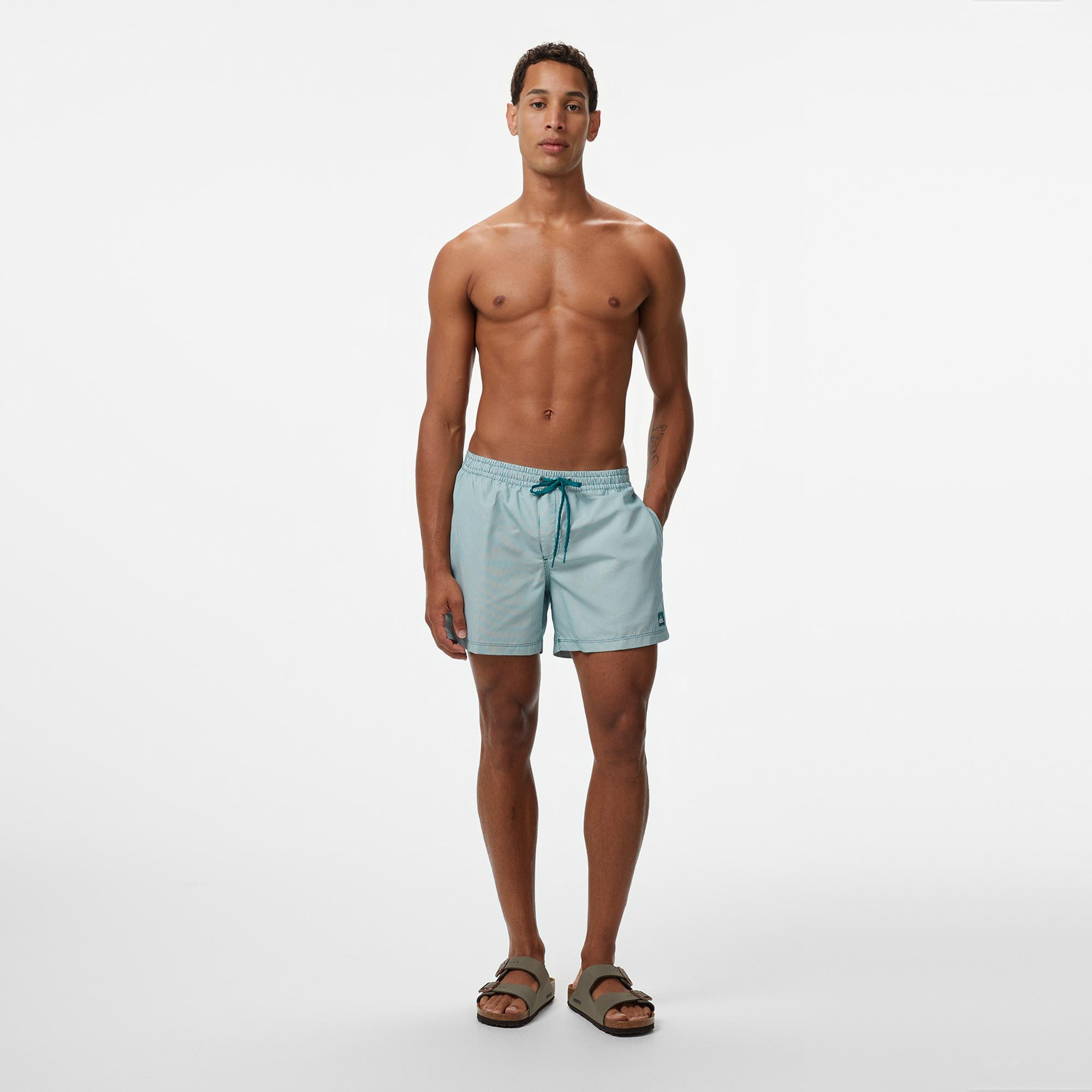 Quiksilver Everyday Deluxe Volley 15 Erkek Mavi Deniz Şortu