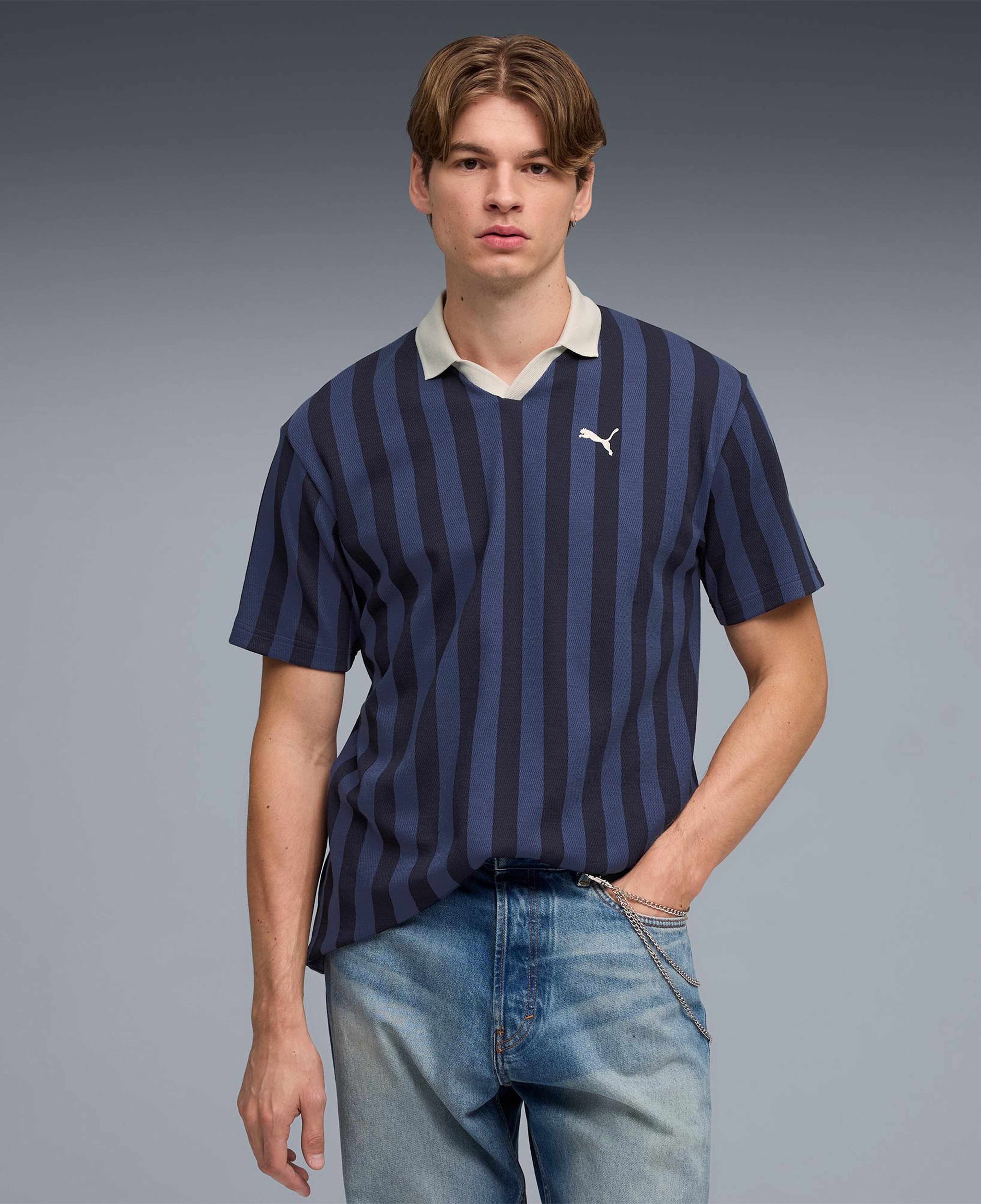 Puma Class Pinnacle  Erkek Lacivert T-Shirt