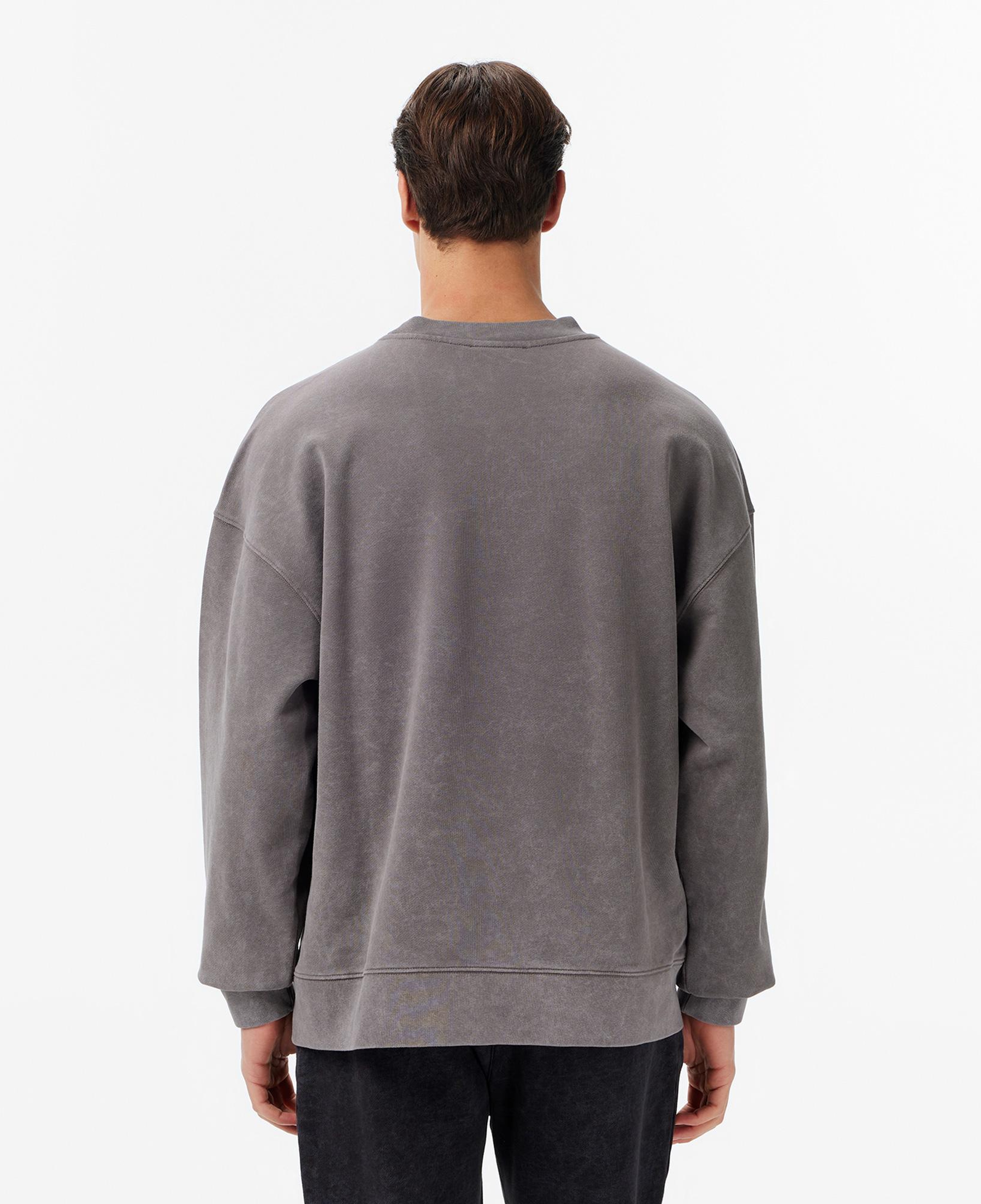 Les Benjamins Relaxed Fit Unisex Gri Sweatshirt