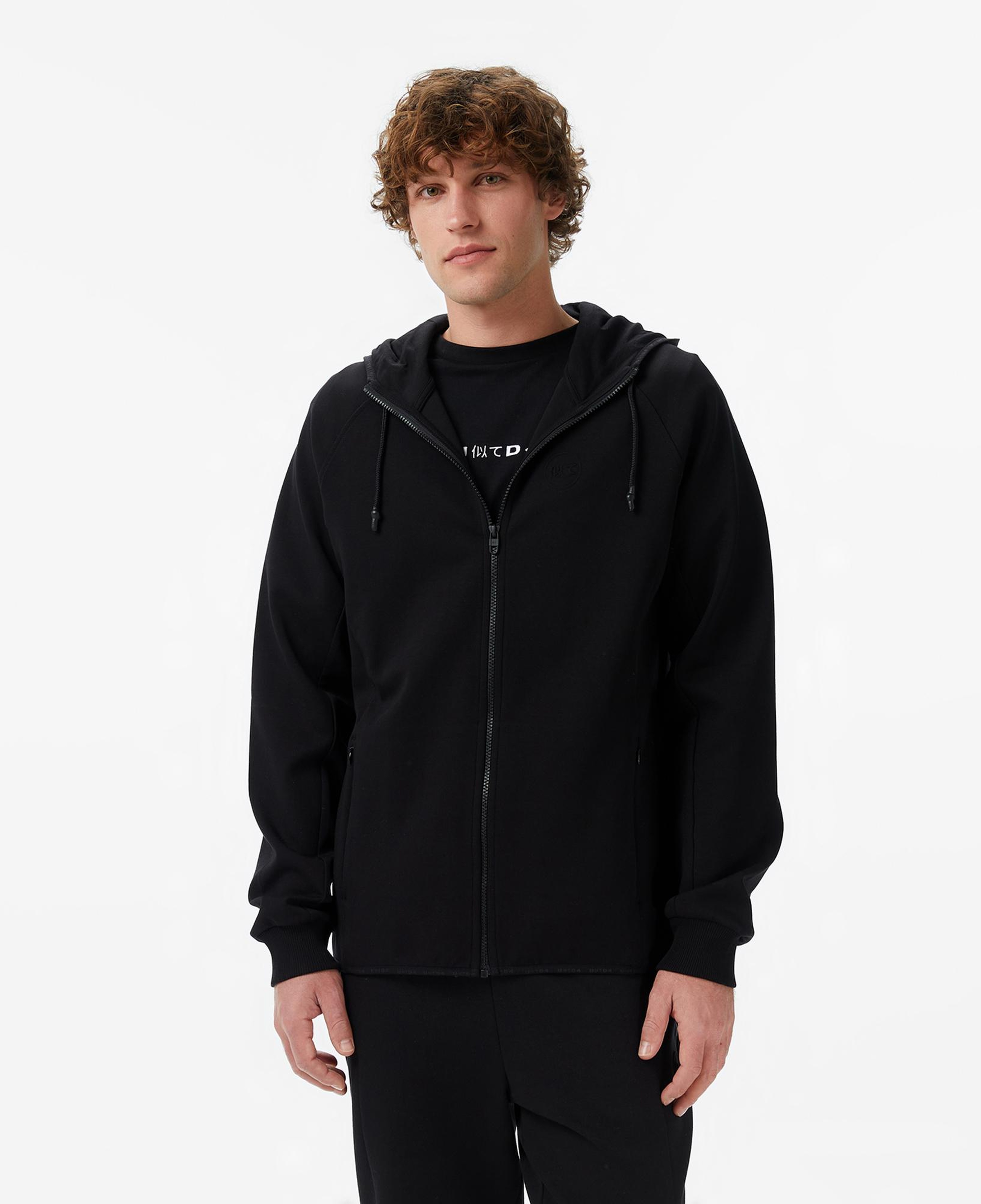 UNITED4 Regular Fit Erkek Siyah Sweatshirt