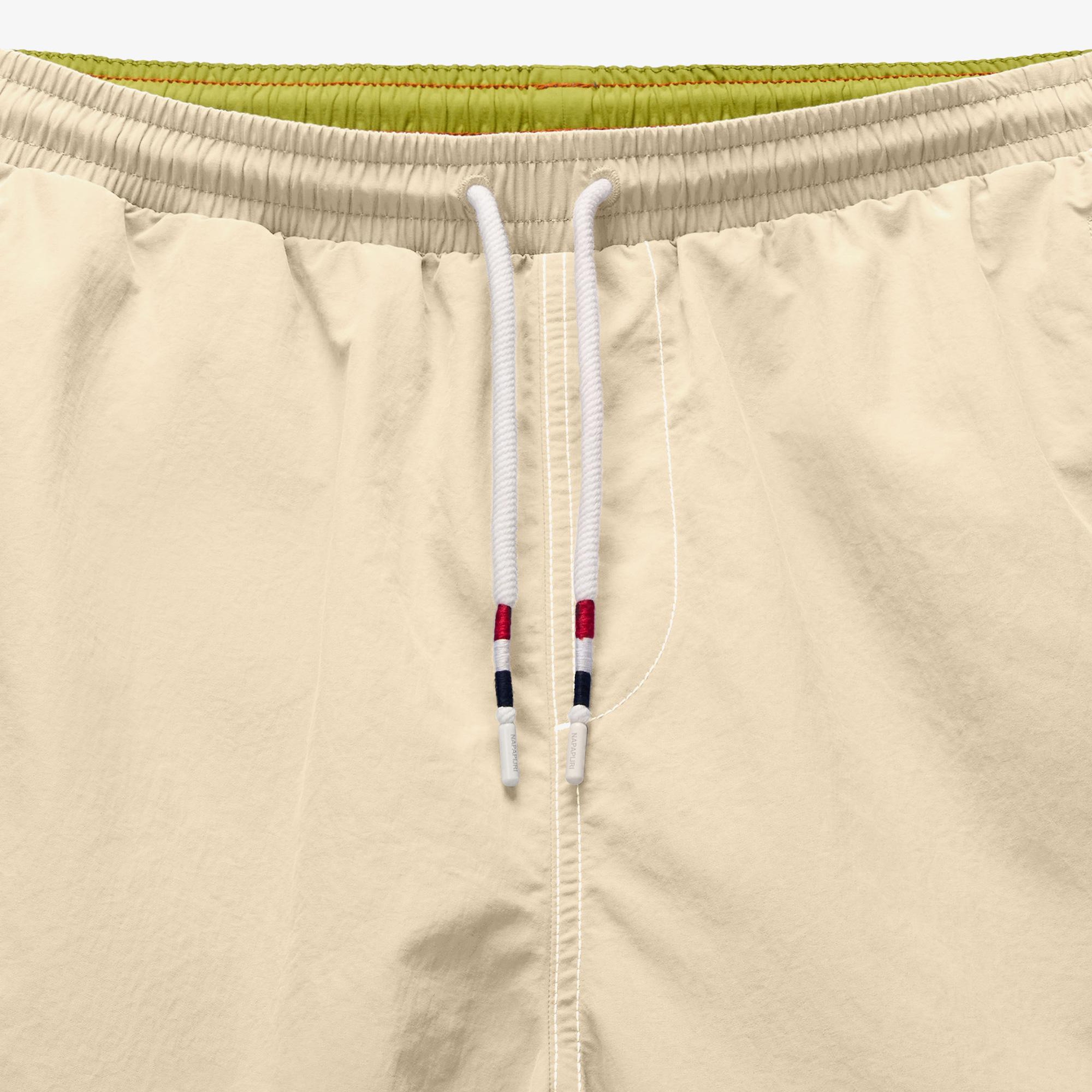 Napapijri V-Reflect Erkek Krem Deniz Şortu