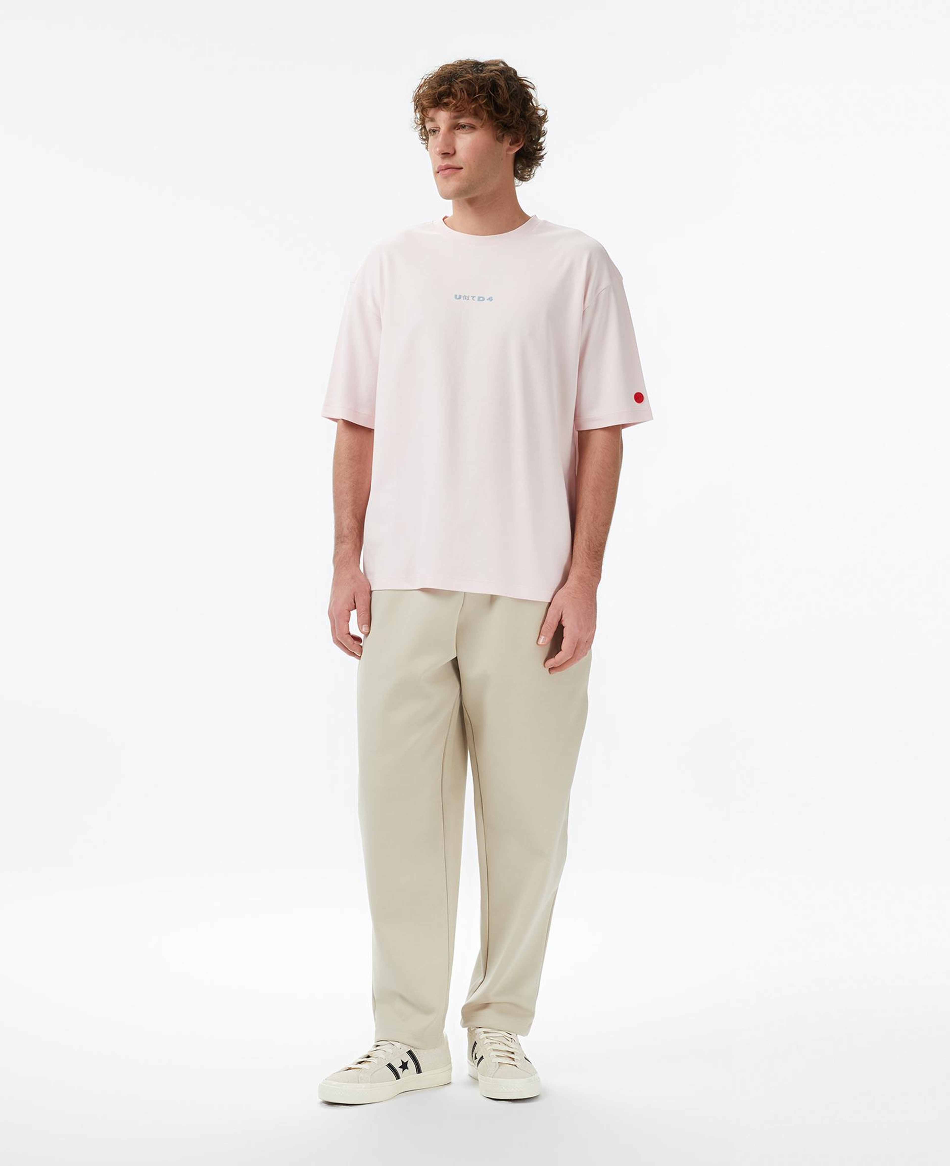 UNITED4 Regular Fit Erkek Pembe T-Shirt