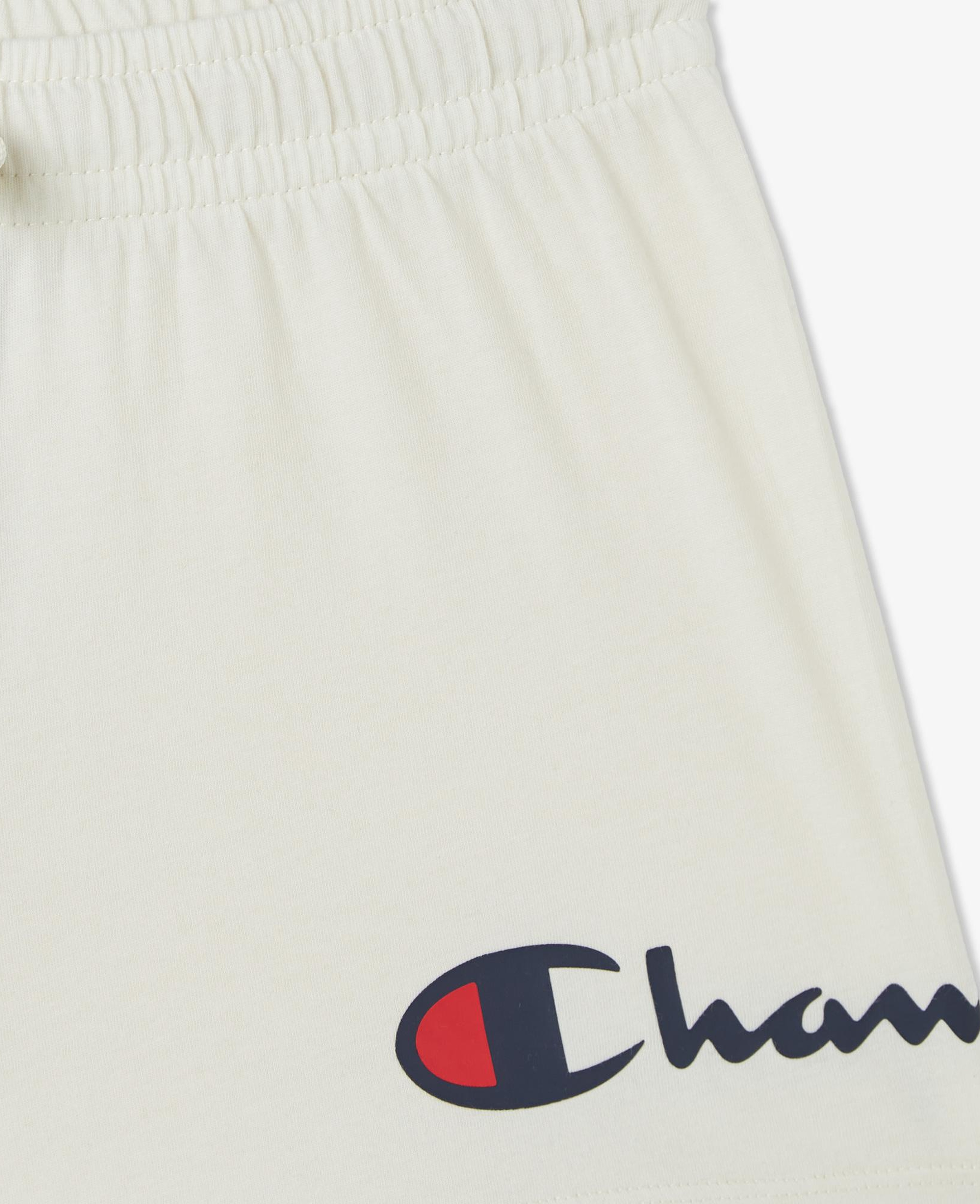 Champion Lightweight Cotton Çocuk Krem Şort