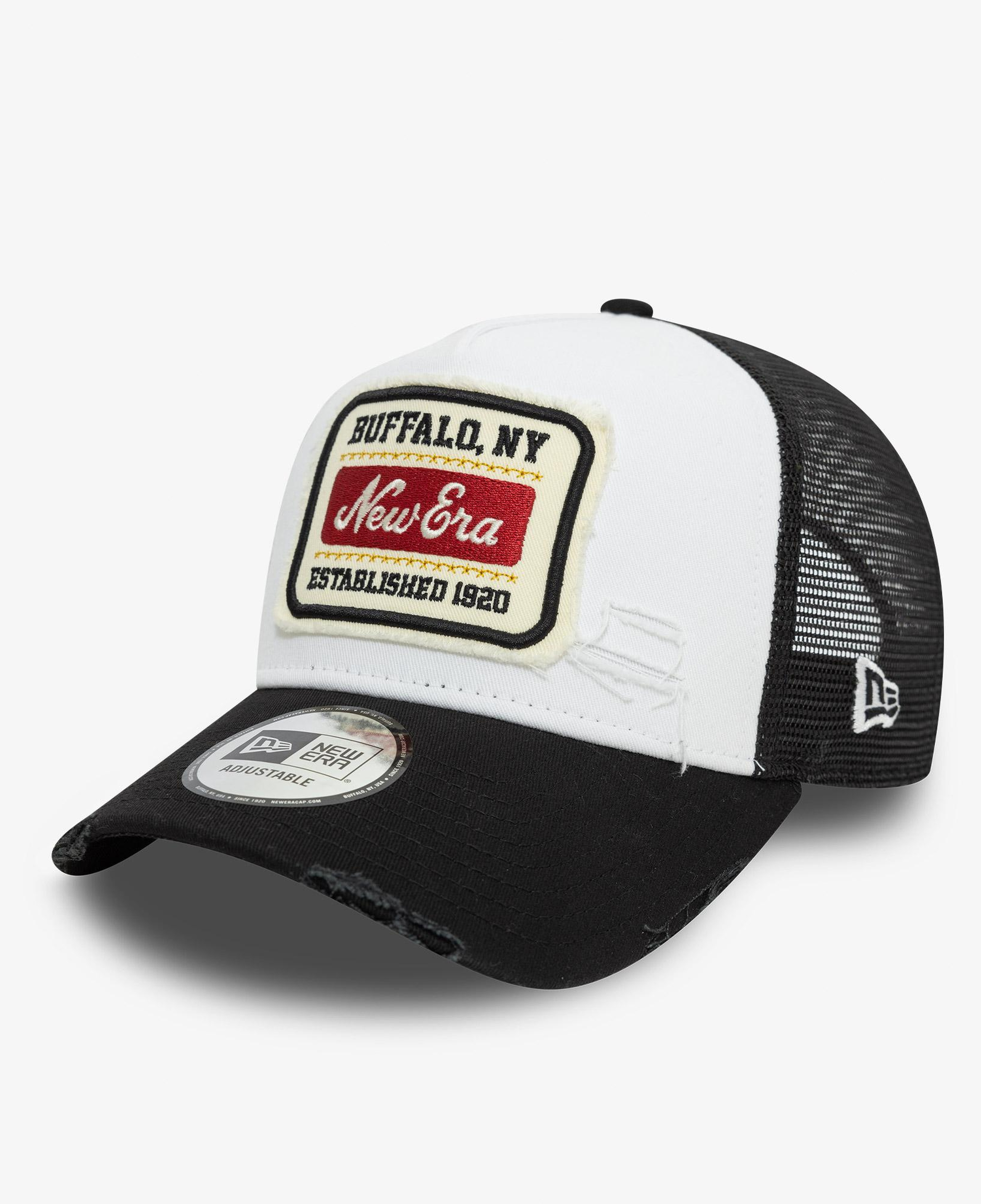 New Era NE Patch Distressed Unisex Beyaz Şapka