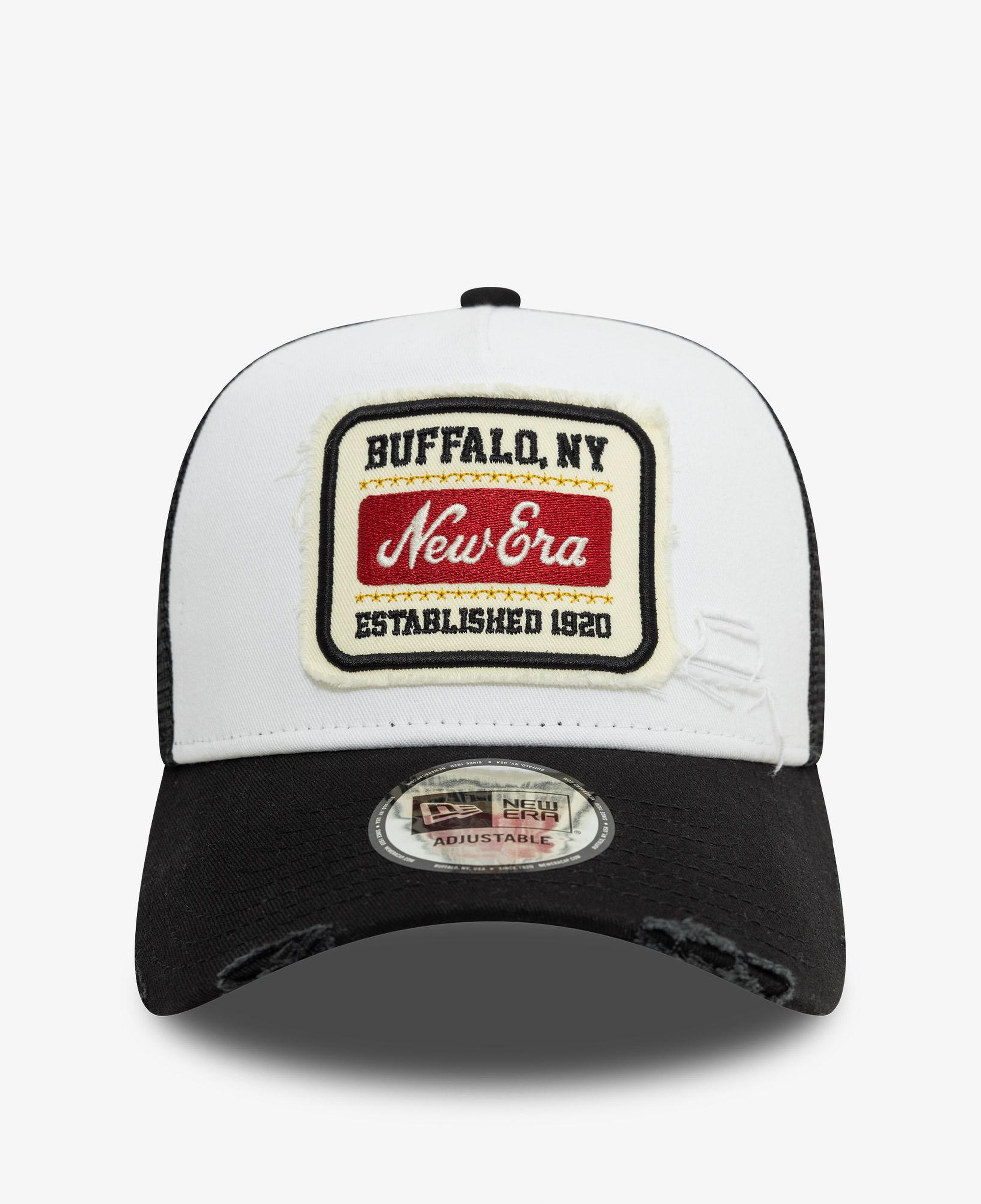 New Era NE Patch Distressed Unisex Beyaz Şapka