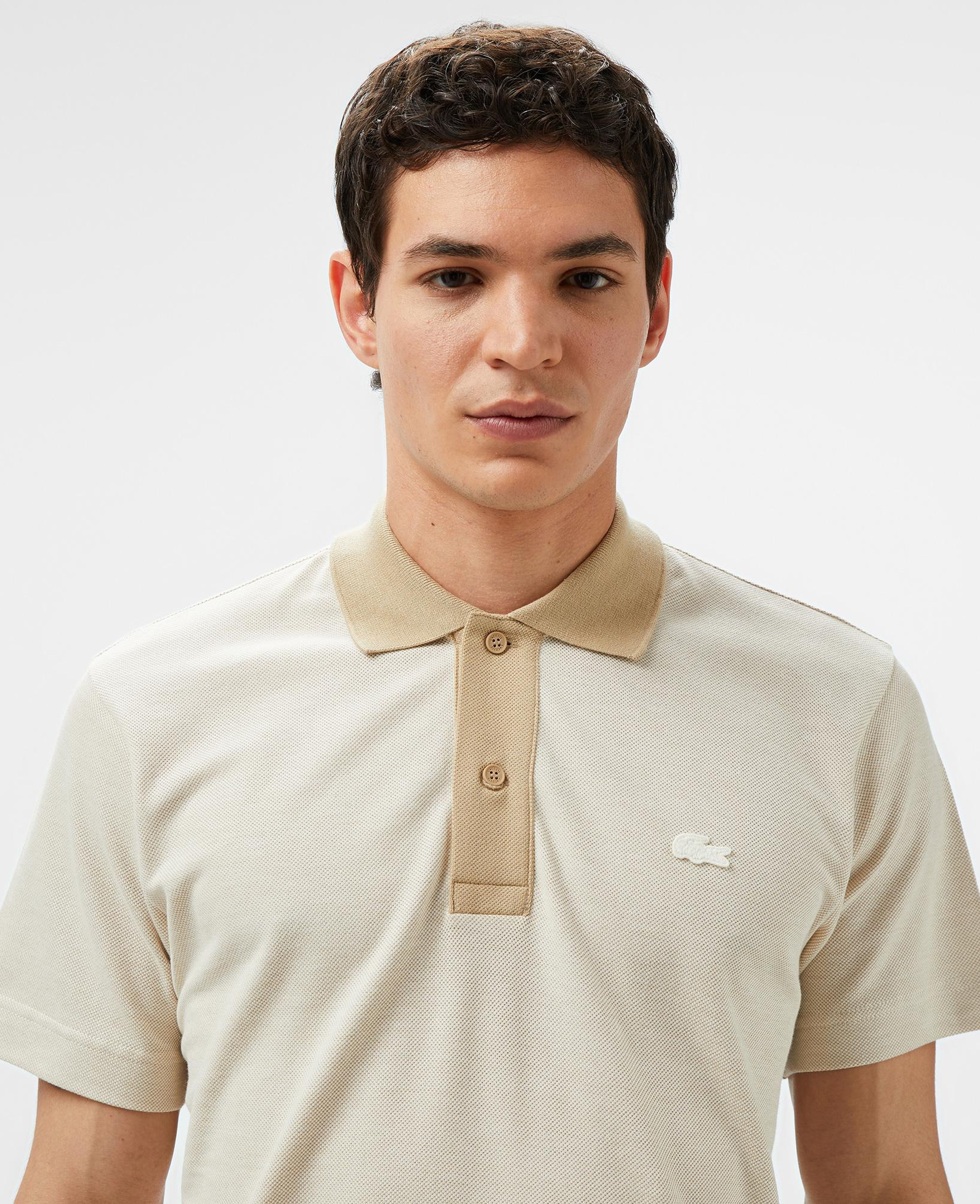 Lacoste Erkek Oversize Fit Beyaz Polo