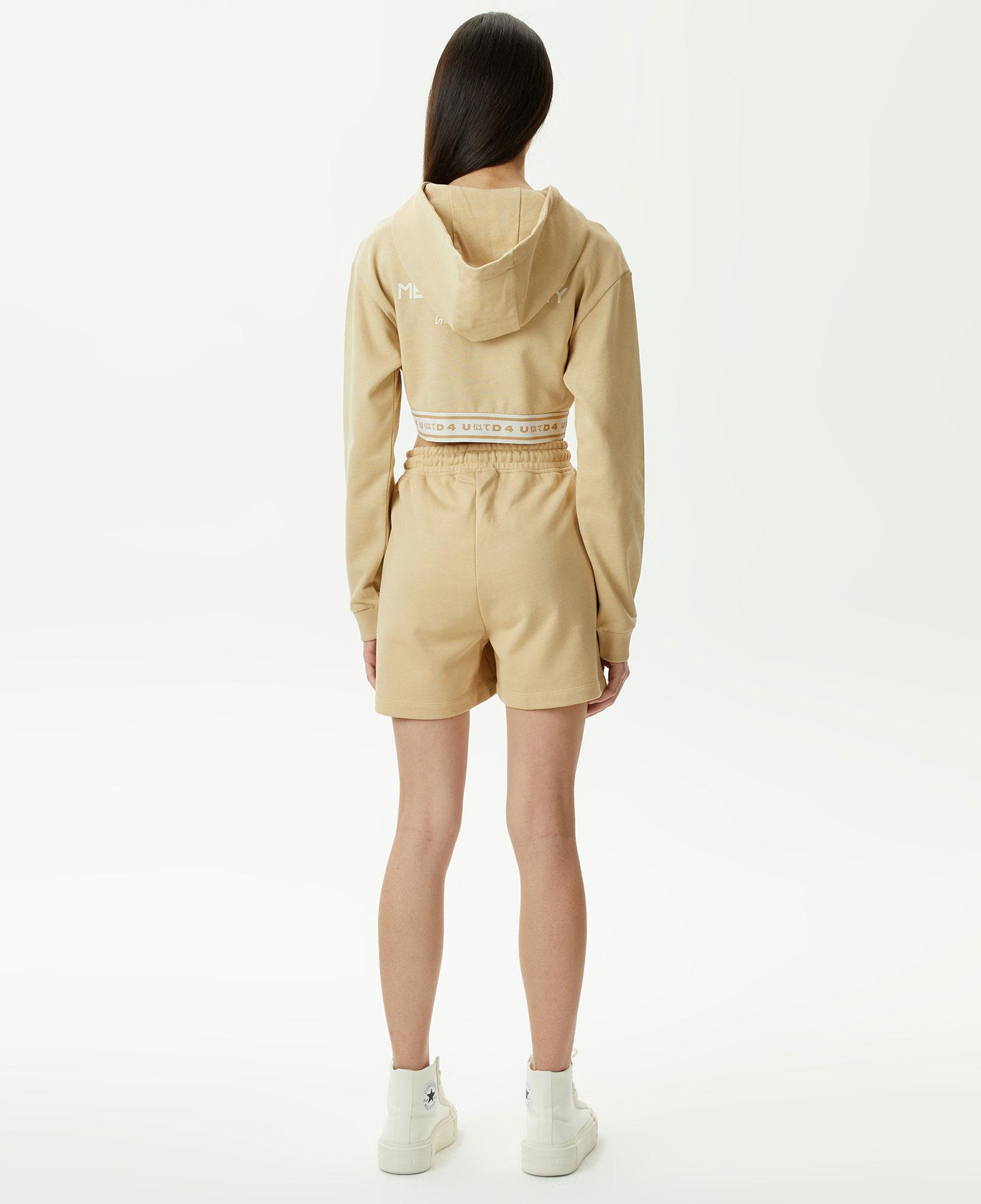 UNITED4 Kadın Krem Şort
